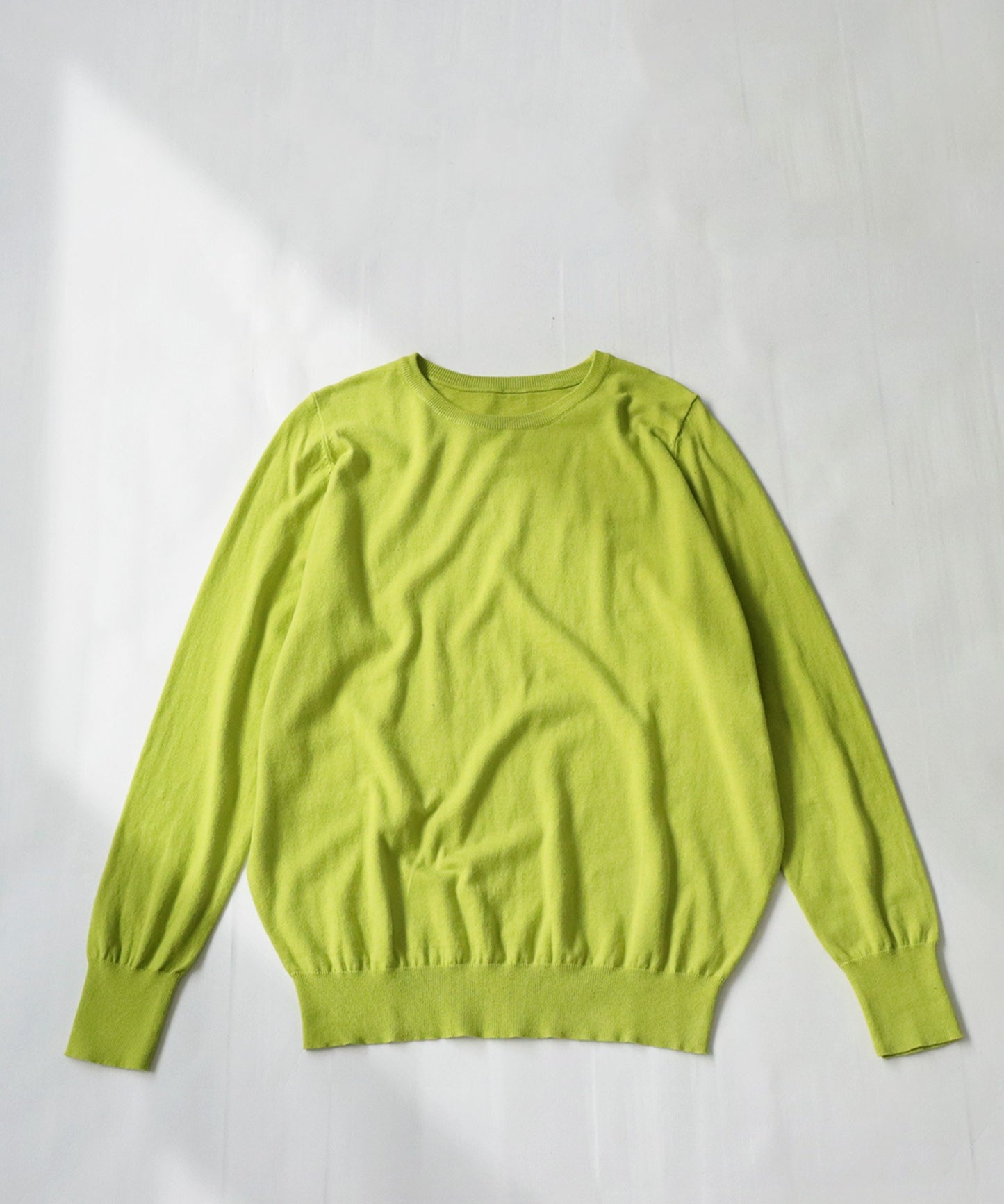 Crew neck plain knitting Ladies Tops Sweater