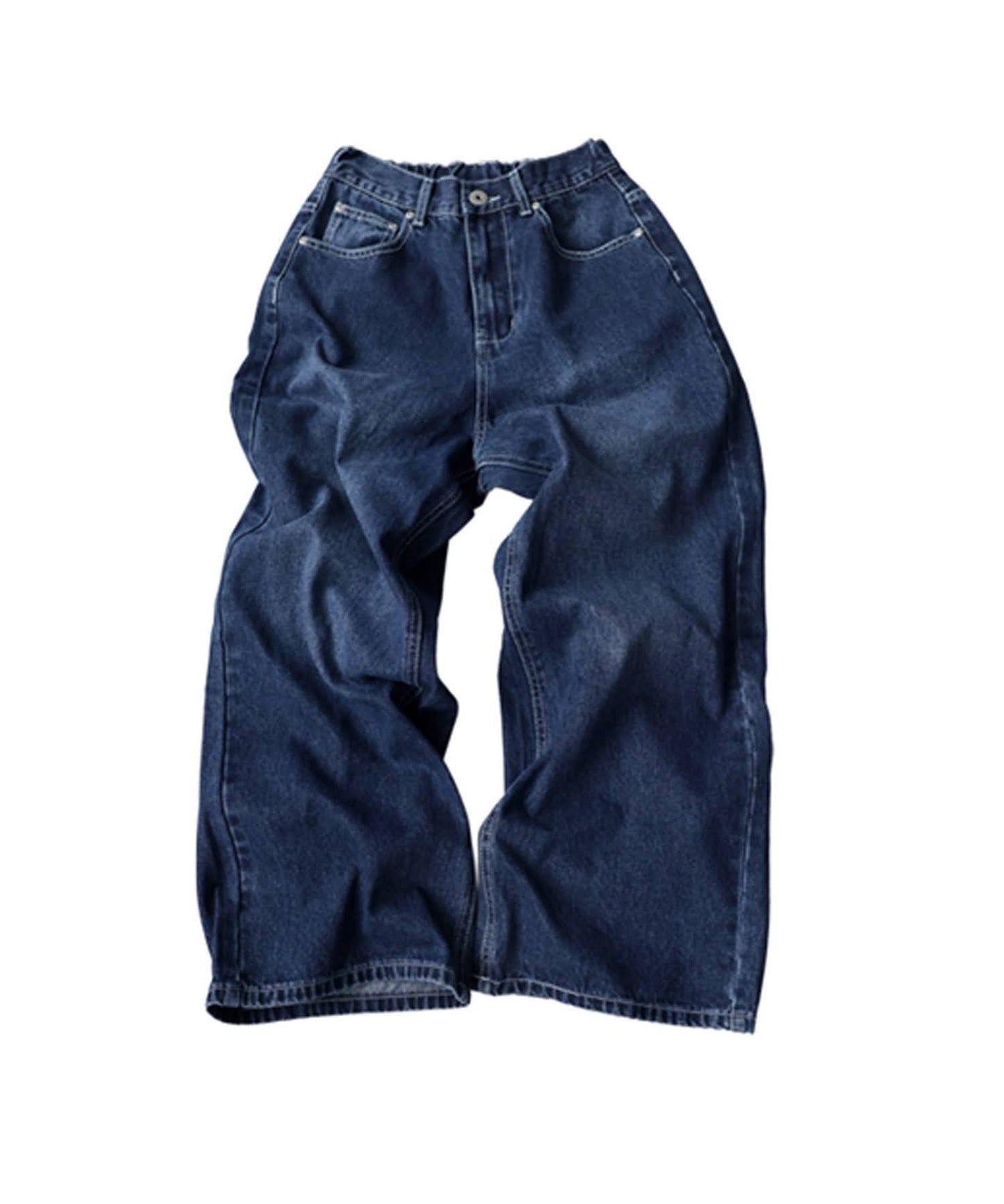 Wide Denim Pants Ladies