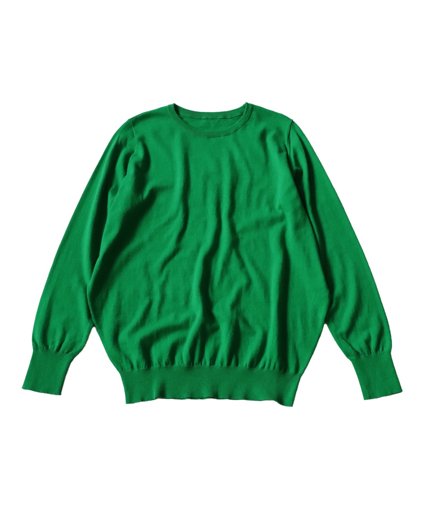 Crew neck plain knitting Ladies Tops Sweater