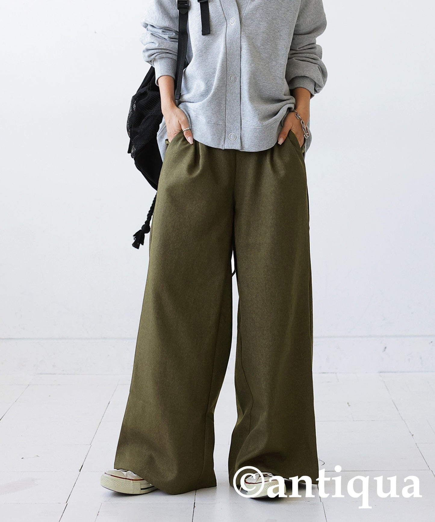 Woollike Wide Pants Ladies