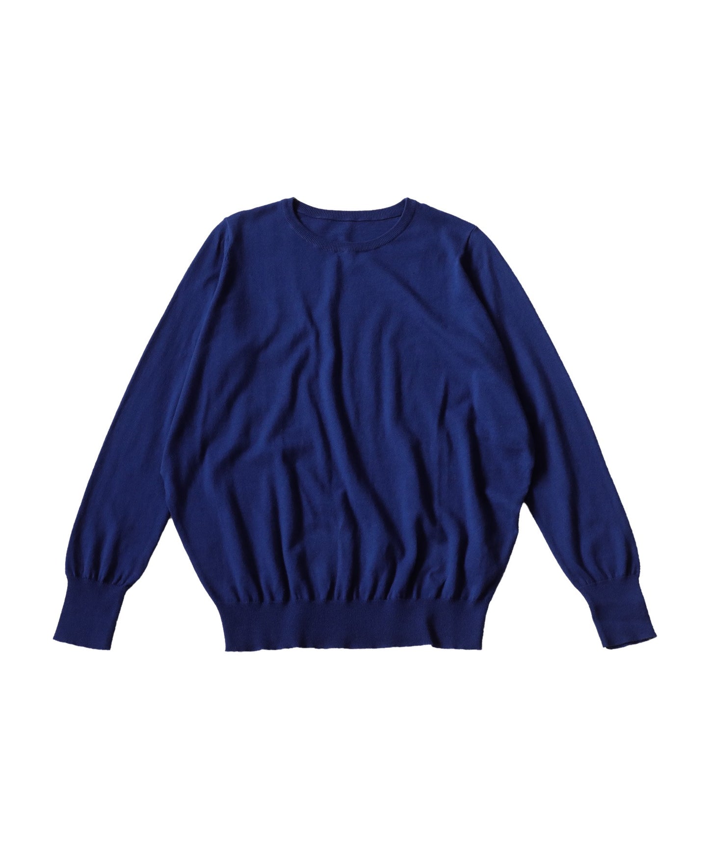 Crew neck plain knitting Ladies Tops Sweater