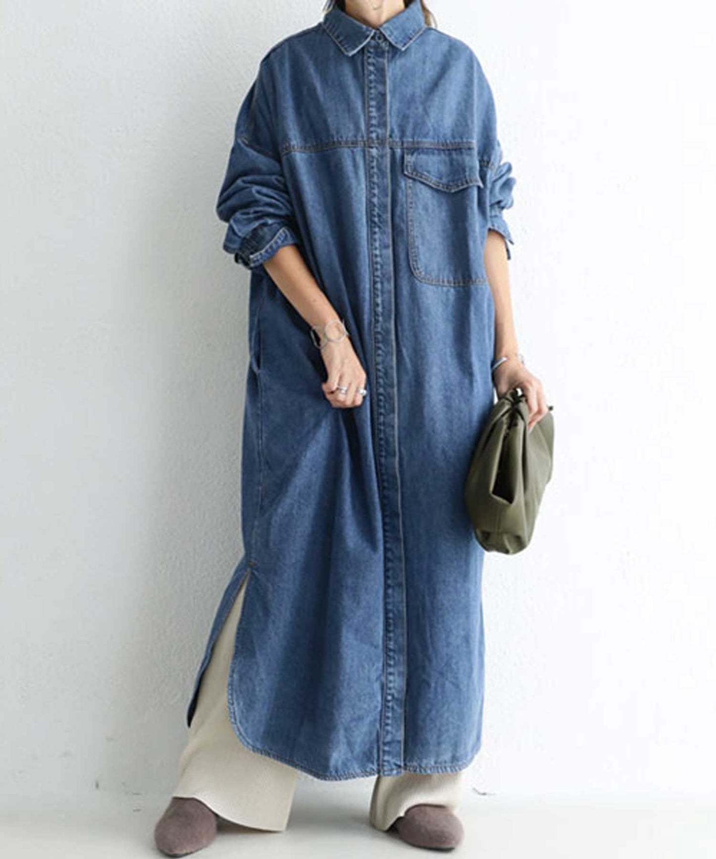 Denim shirt dress Ladies