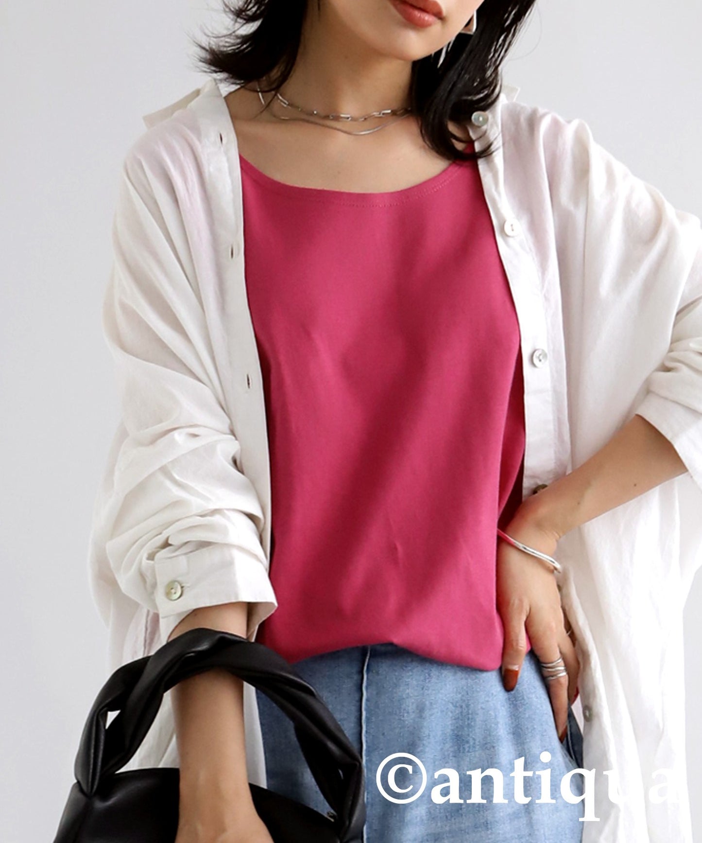 100% Cotton Round Tank Top Ladies