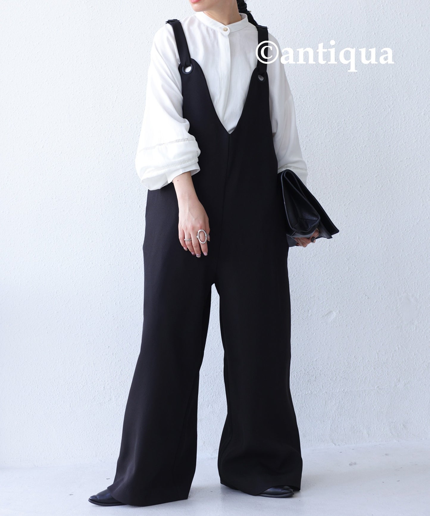 Ladies Salopette mode wide pants