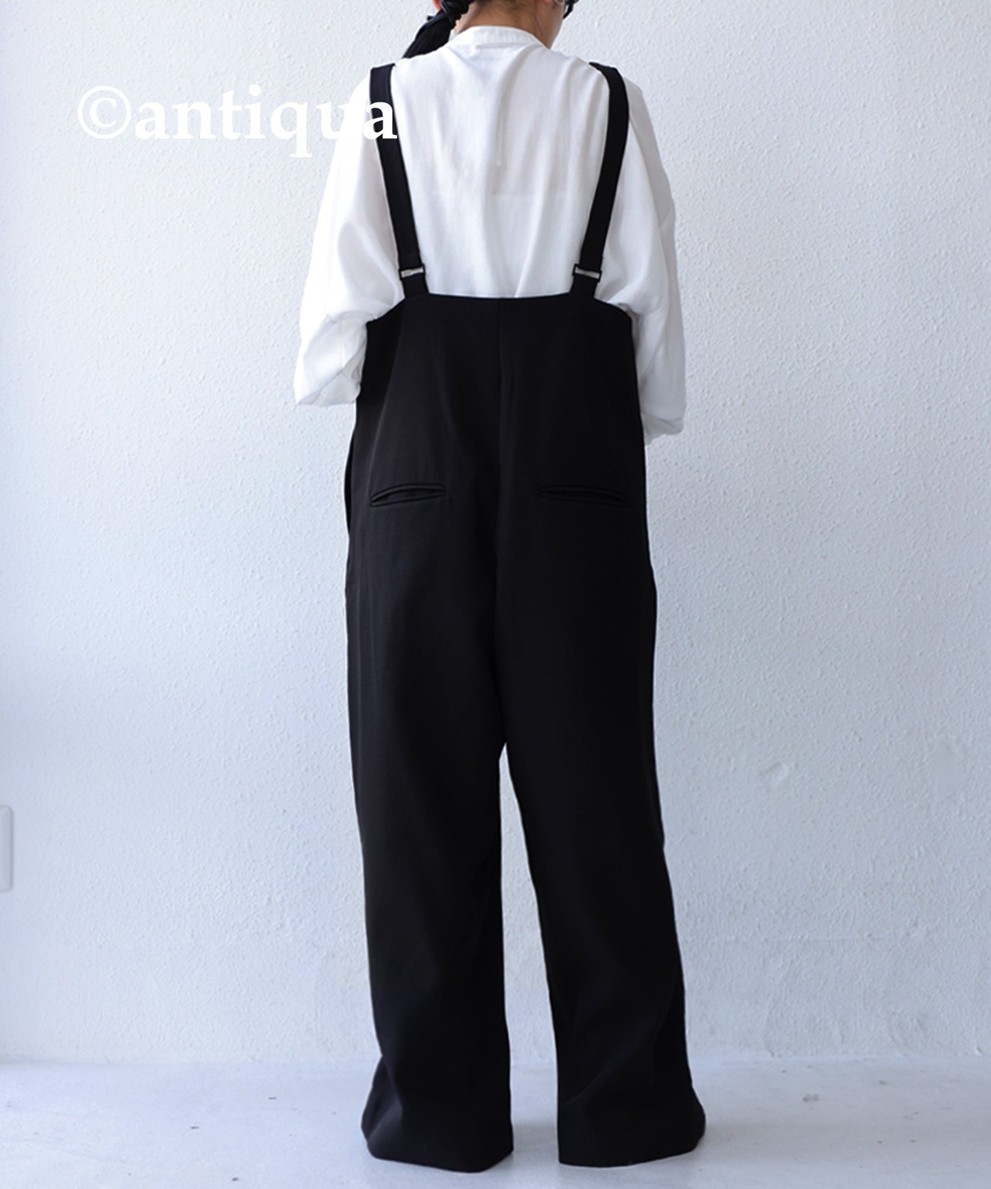 Ladies Salopette mode wide pants