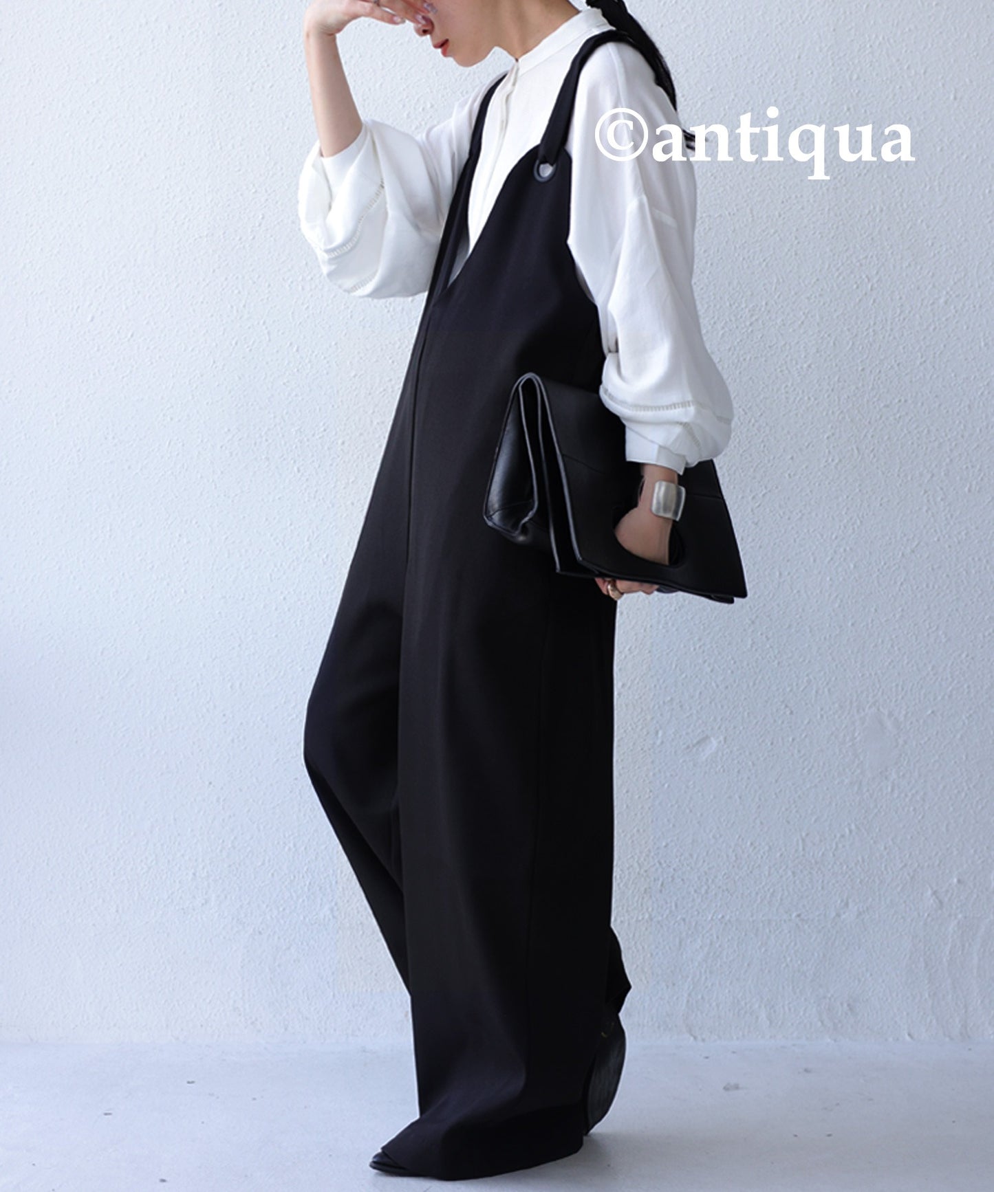 Ladies Salopette mode wide pants