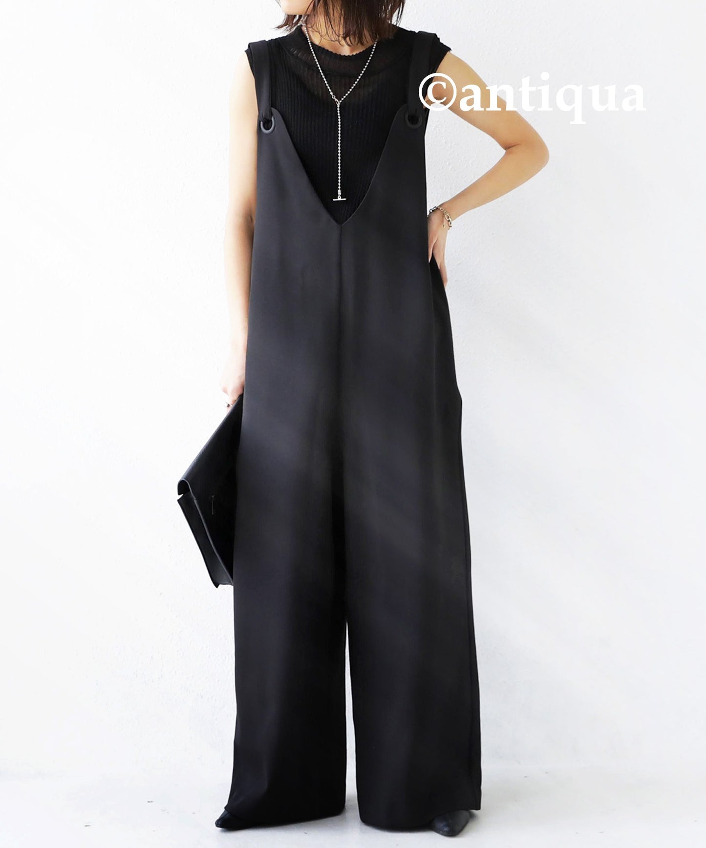 Ladies Salopette mode wide pants