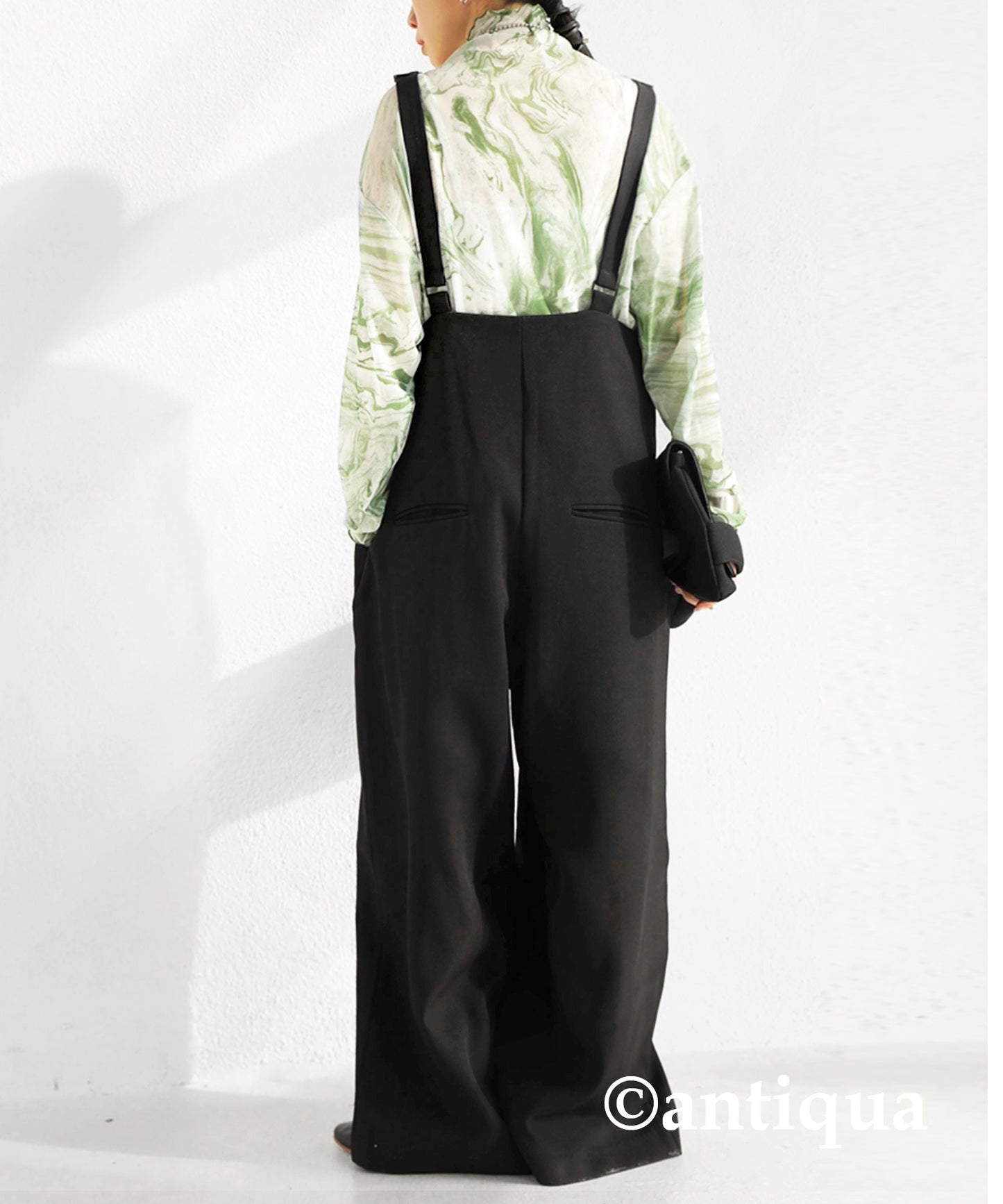 Ladies Salopette mode wide pants