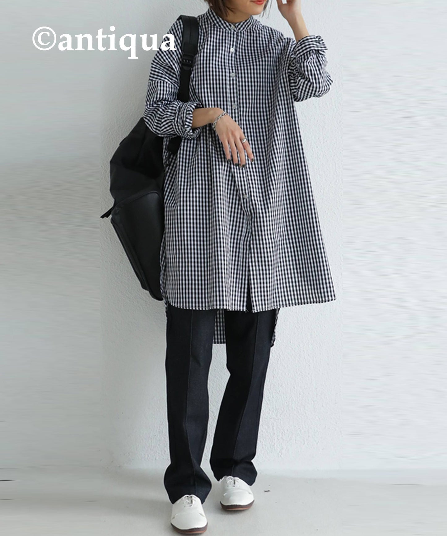 Gingham check shirt Ladies