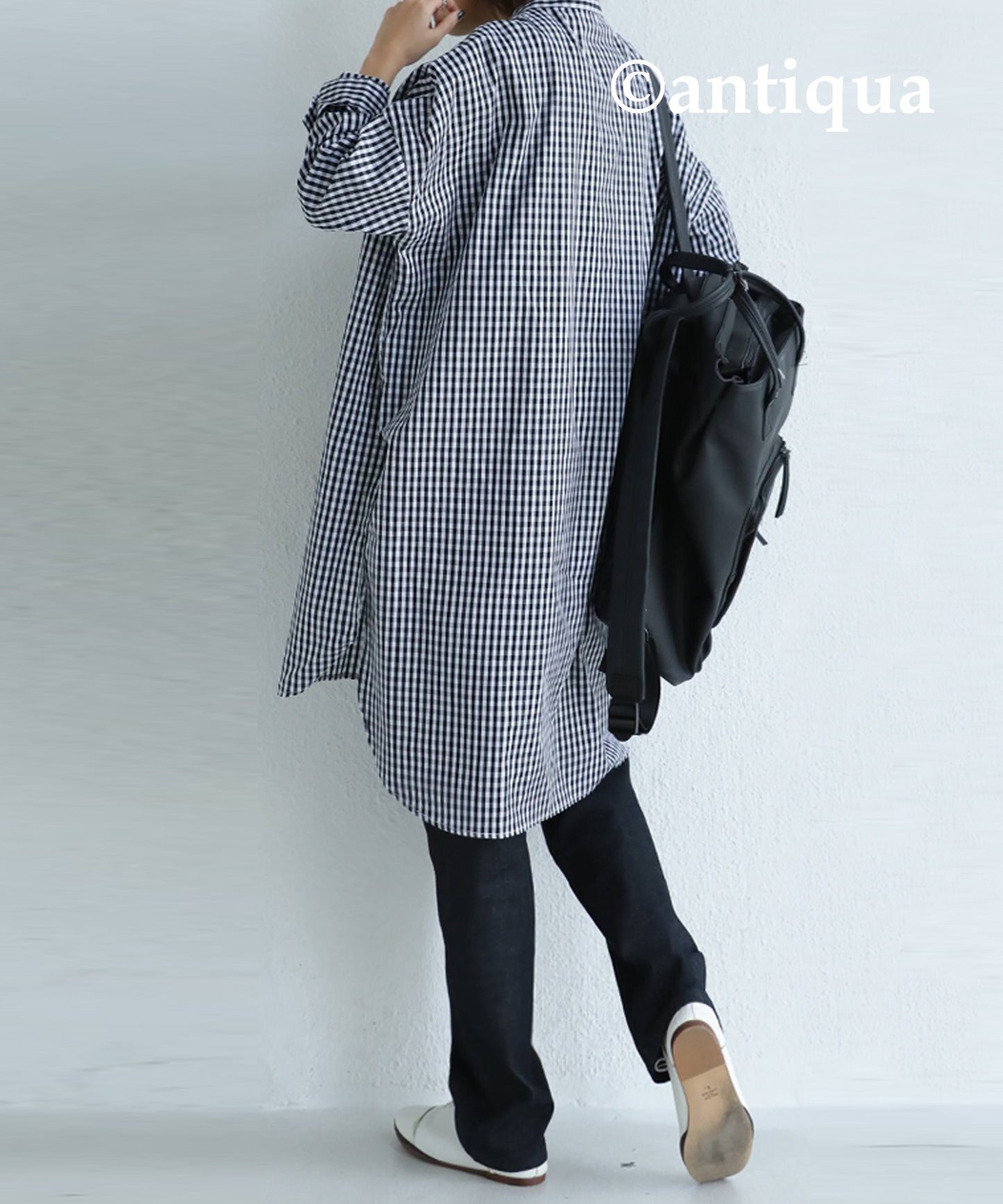 Gingham check shirt Ladies