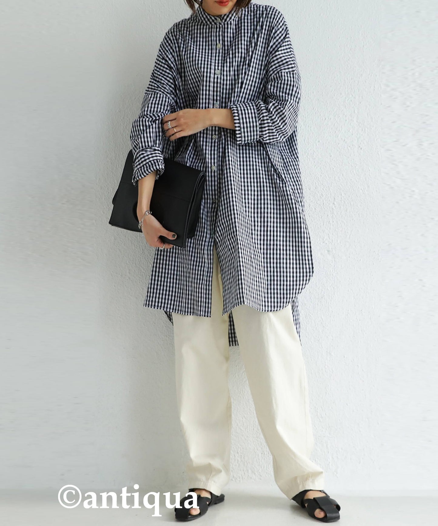 Gingham check shirt Ladies