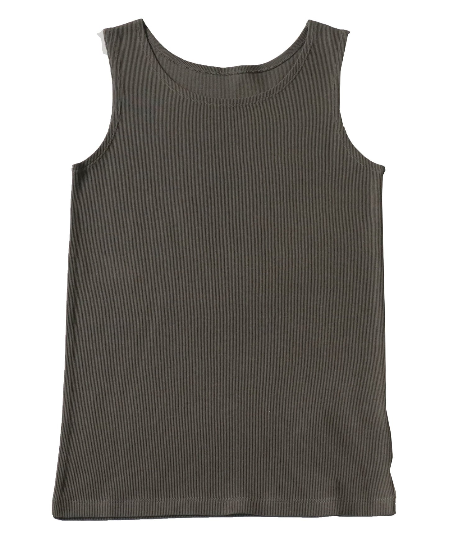 Rib Ladies Tank Tops solid color