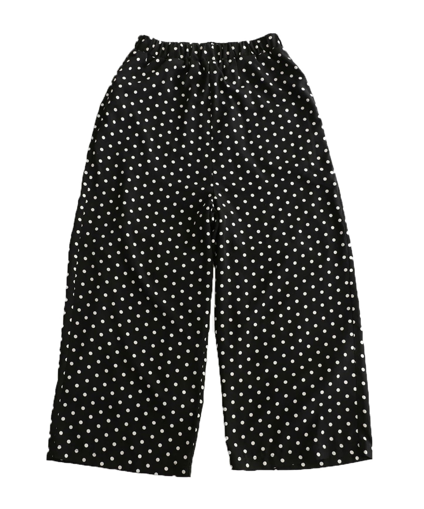 Dot pattern wide pants Ladies