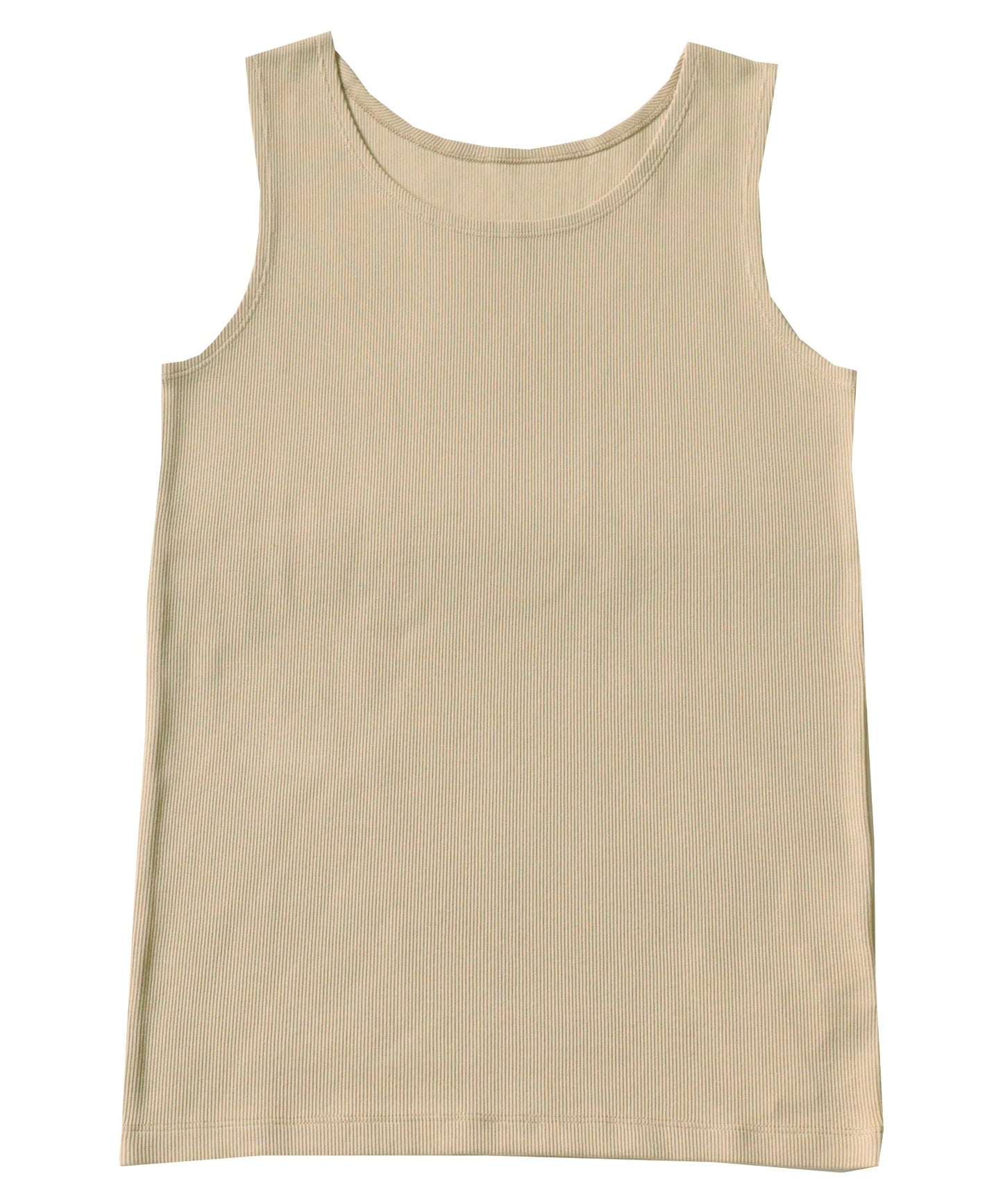 Rib Ladies Tank Tops solid color