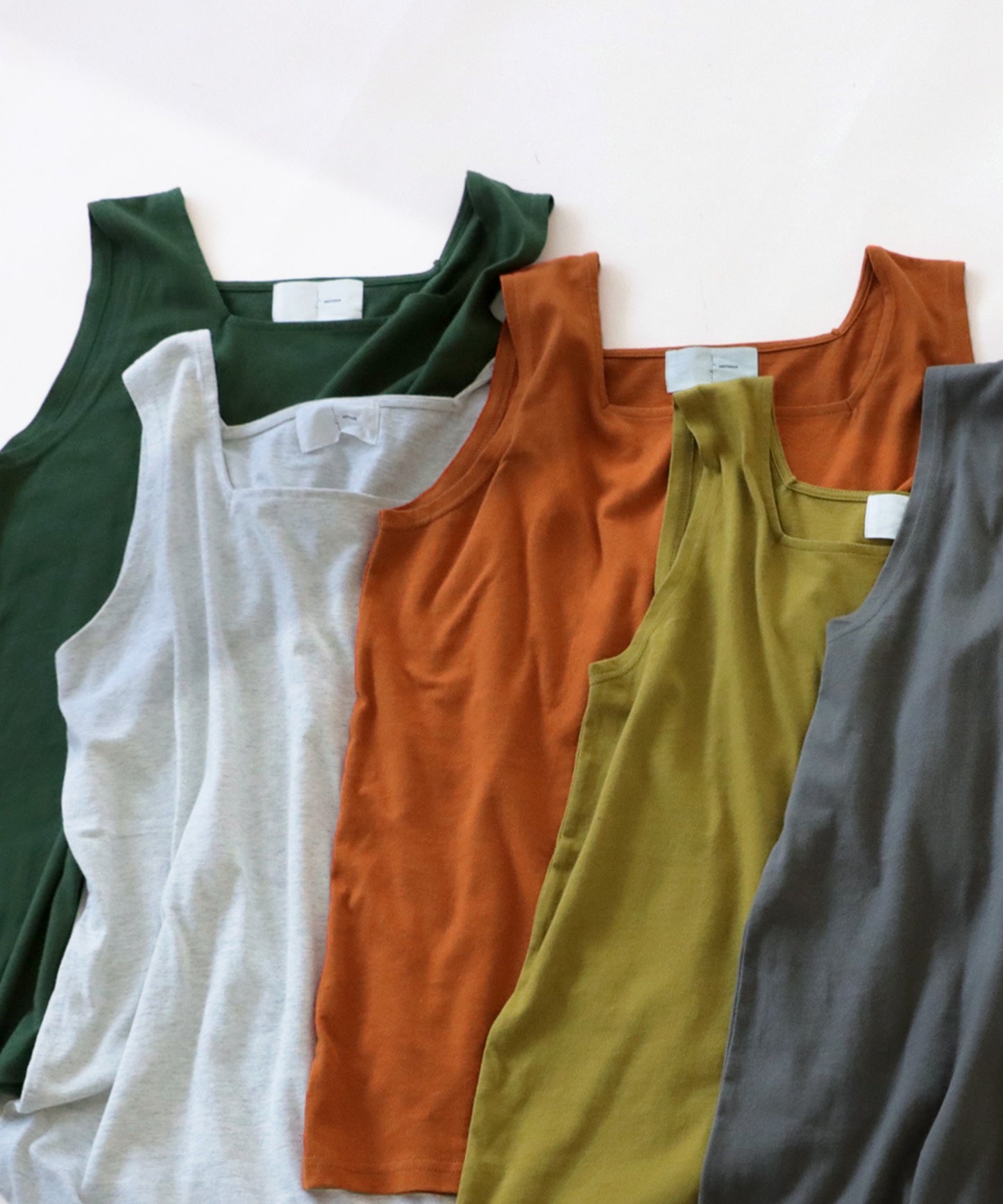 Square neck Ladies tank top cotton