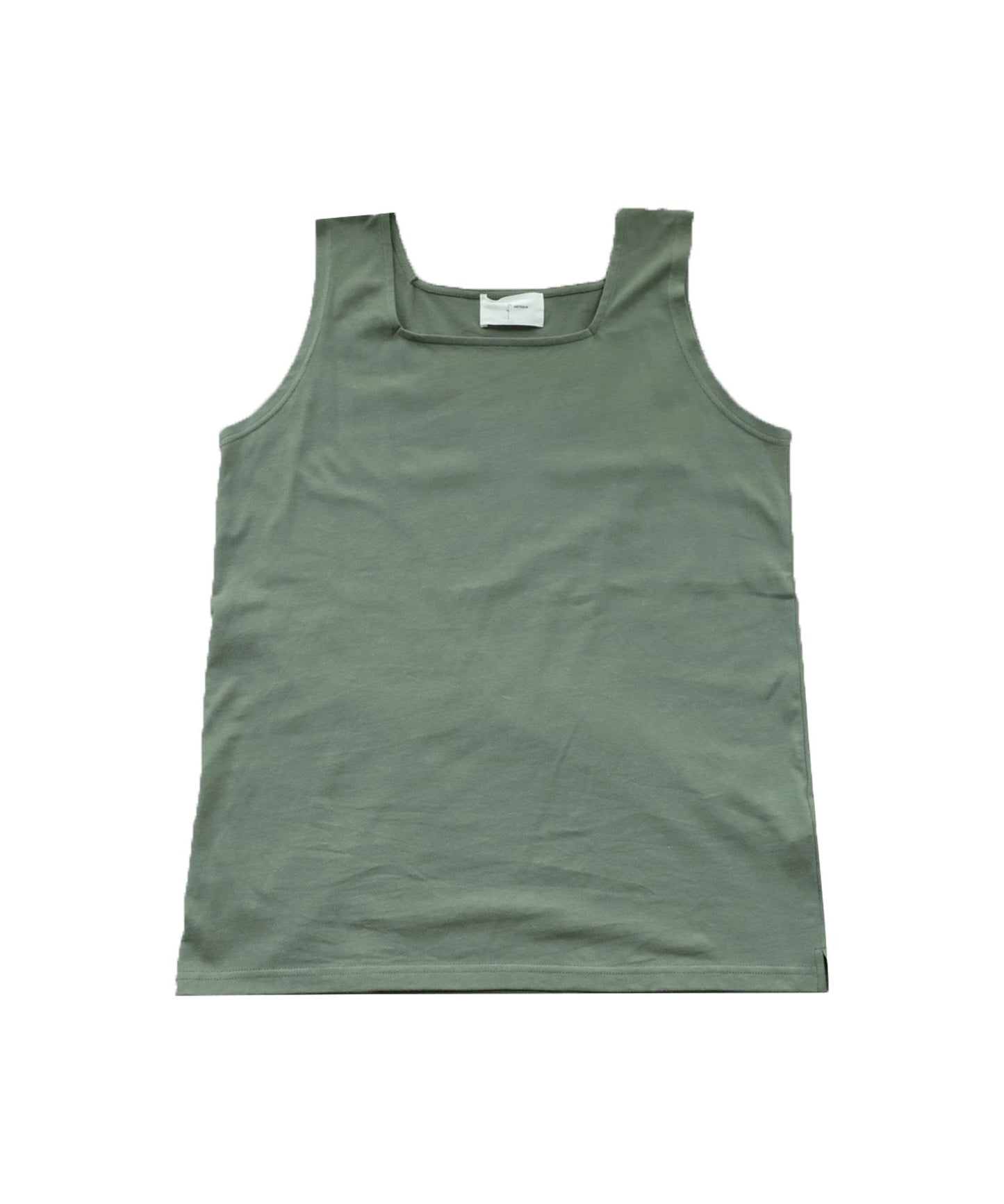 Square neck Ladies tank top cotton