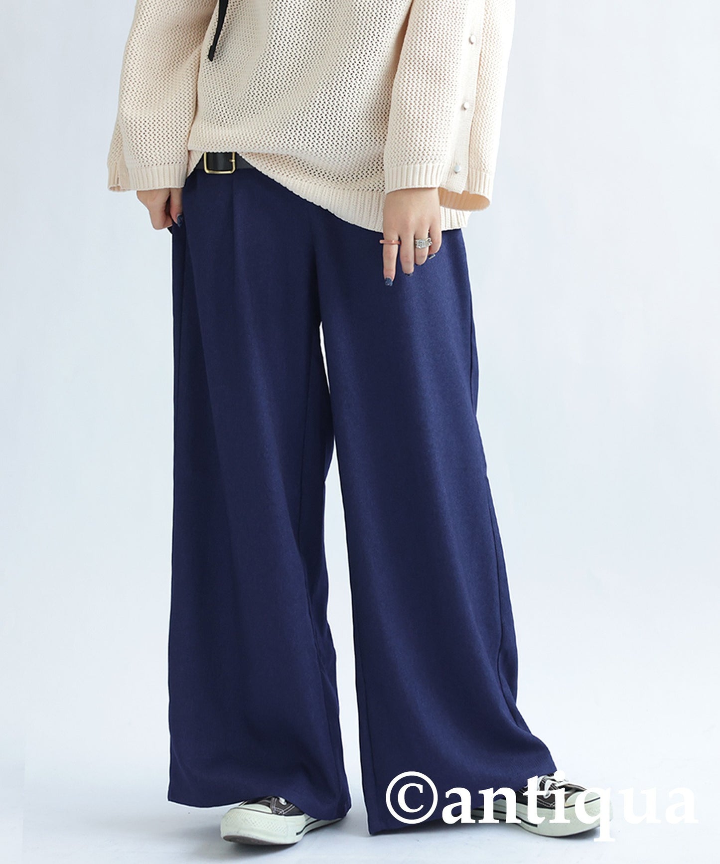 Woollike Wide Pants Ladies