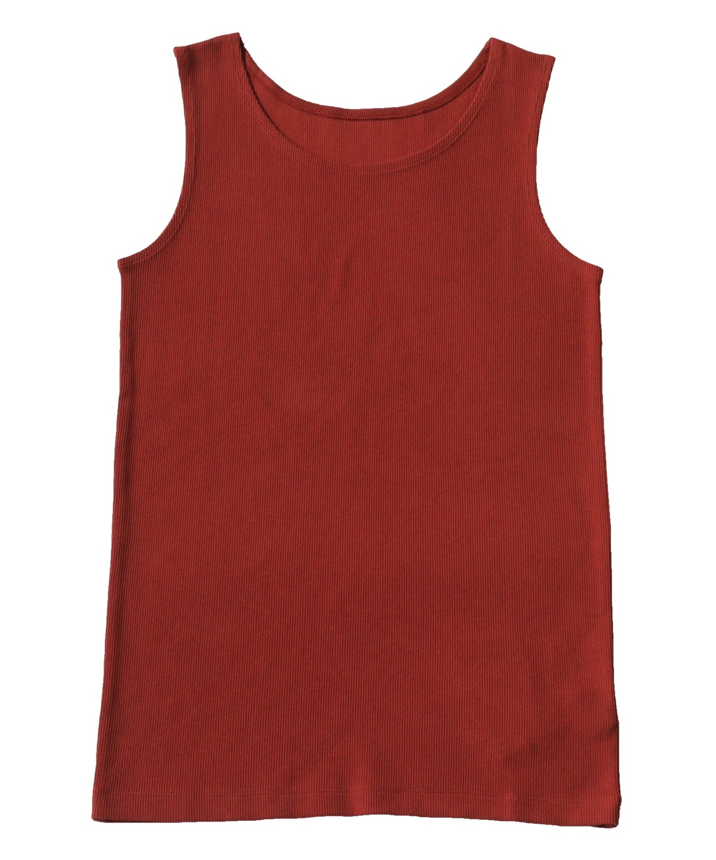 Rib Ladies Tank Tops solid color