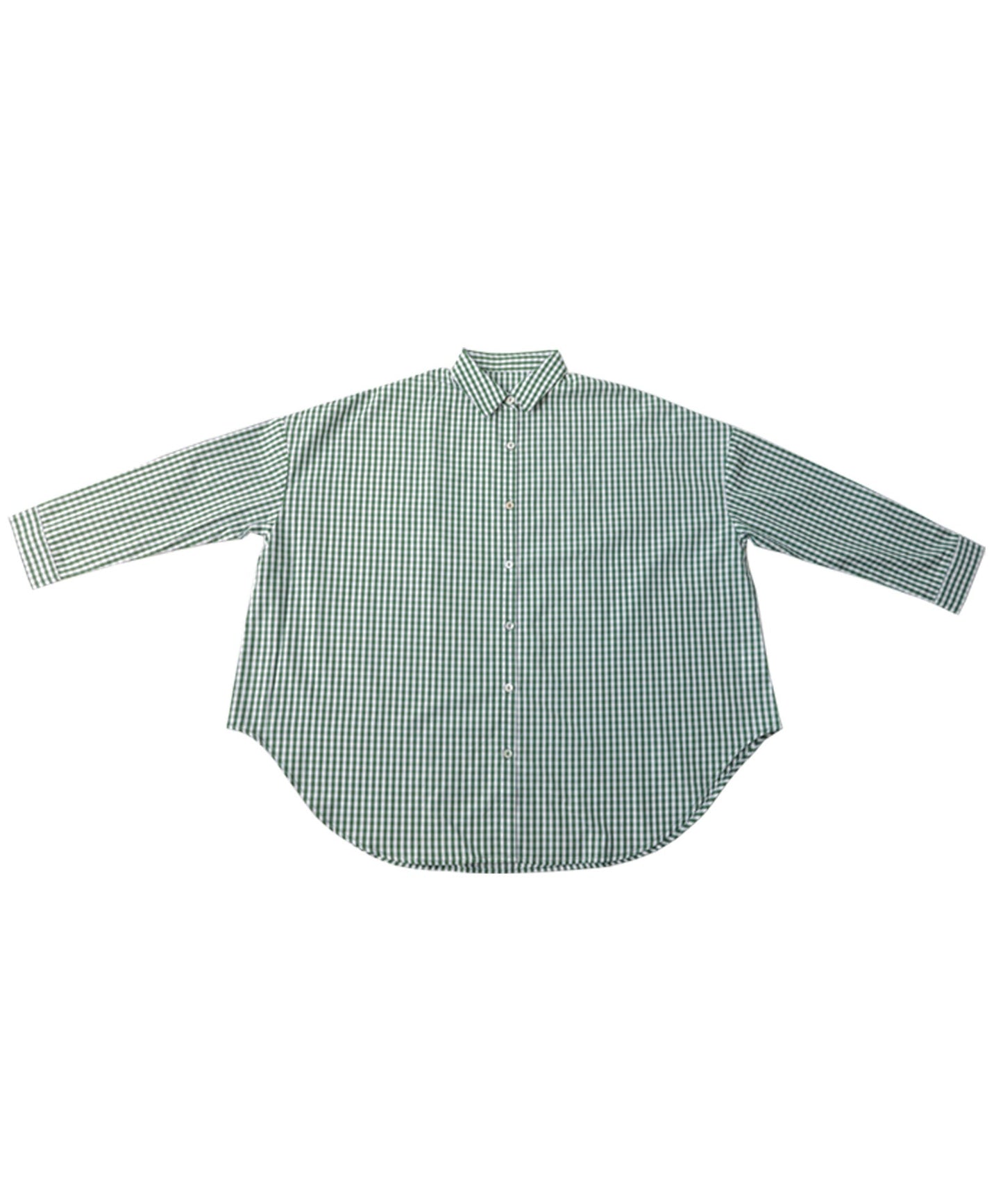 Checked Wide Ladies shirt Long sleeves