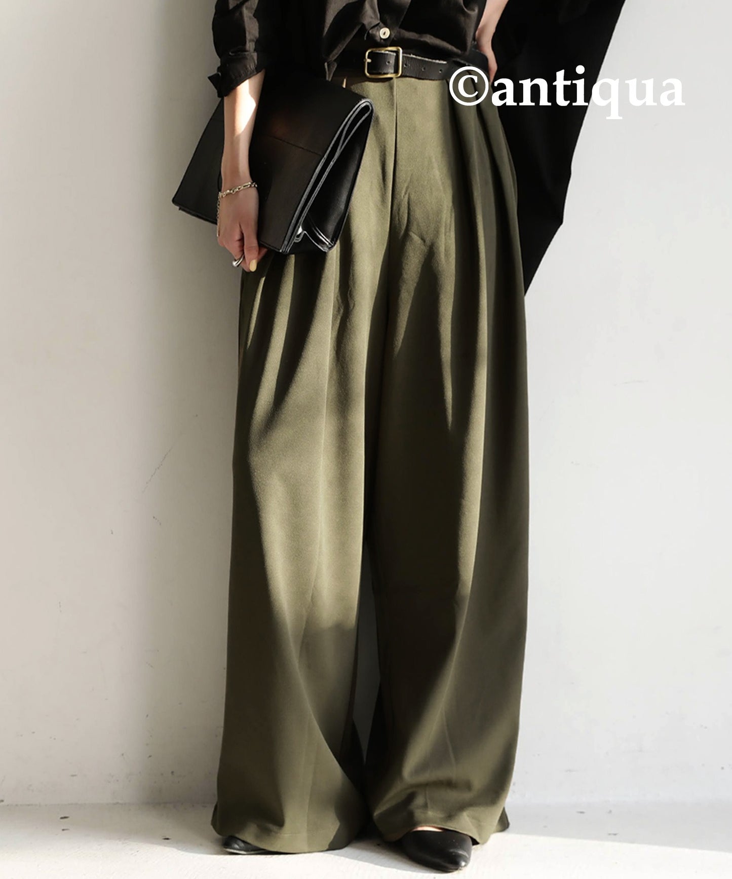 Tuck Wide Ladies Pants Bottoms Wide Pants