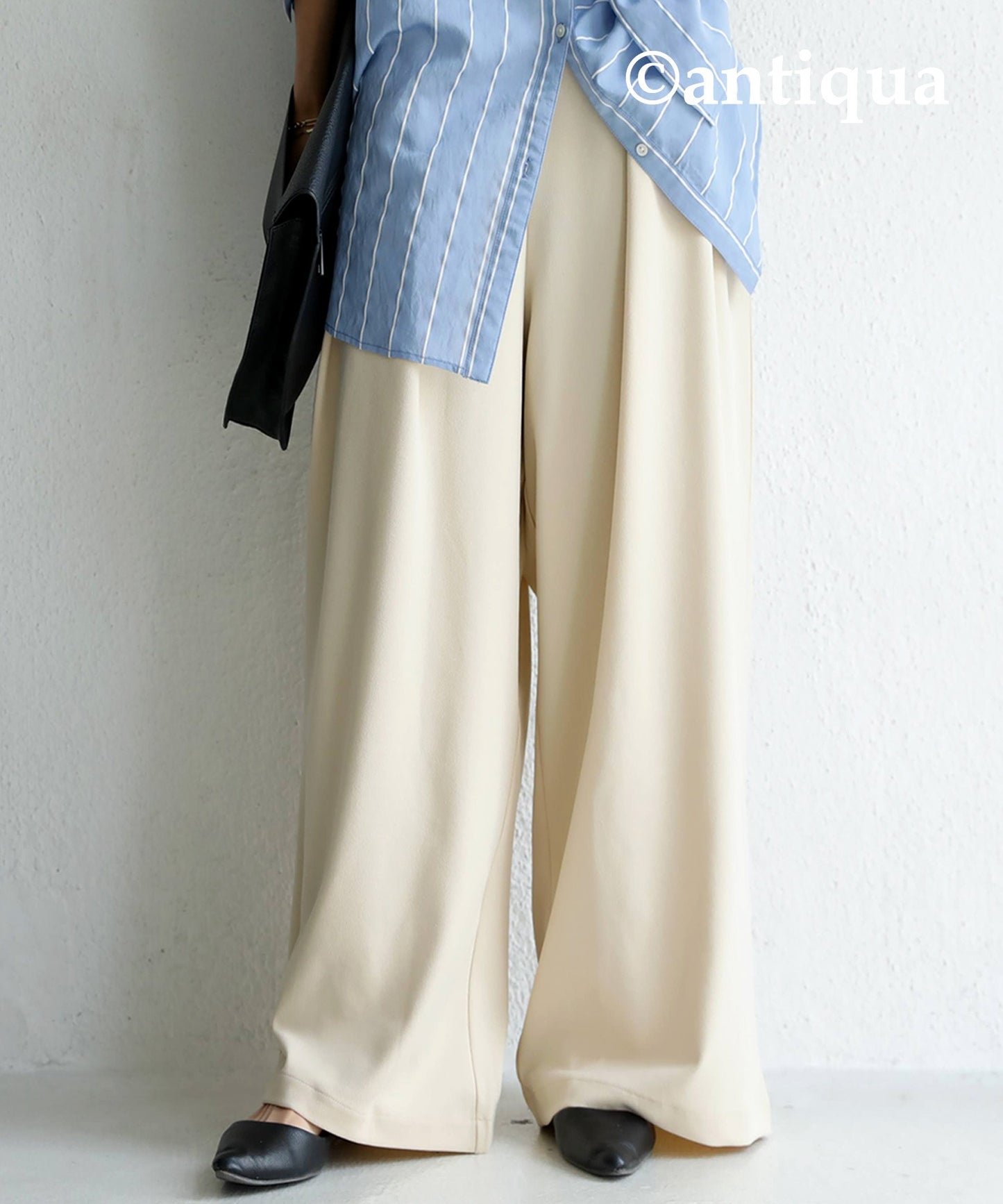 Tuck Wide Ladies Pants Bottoms Wide Pants