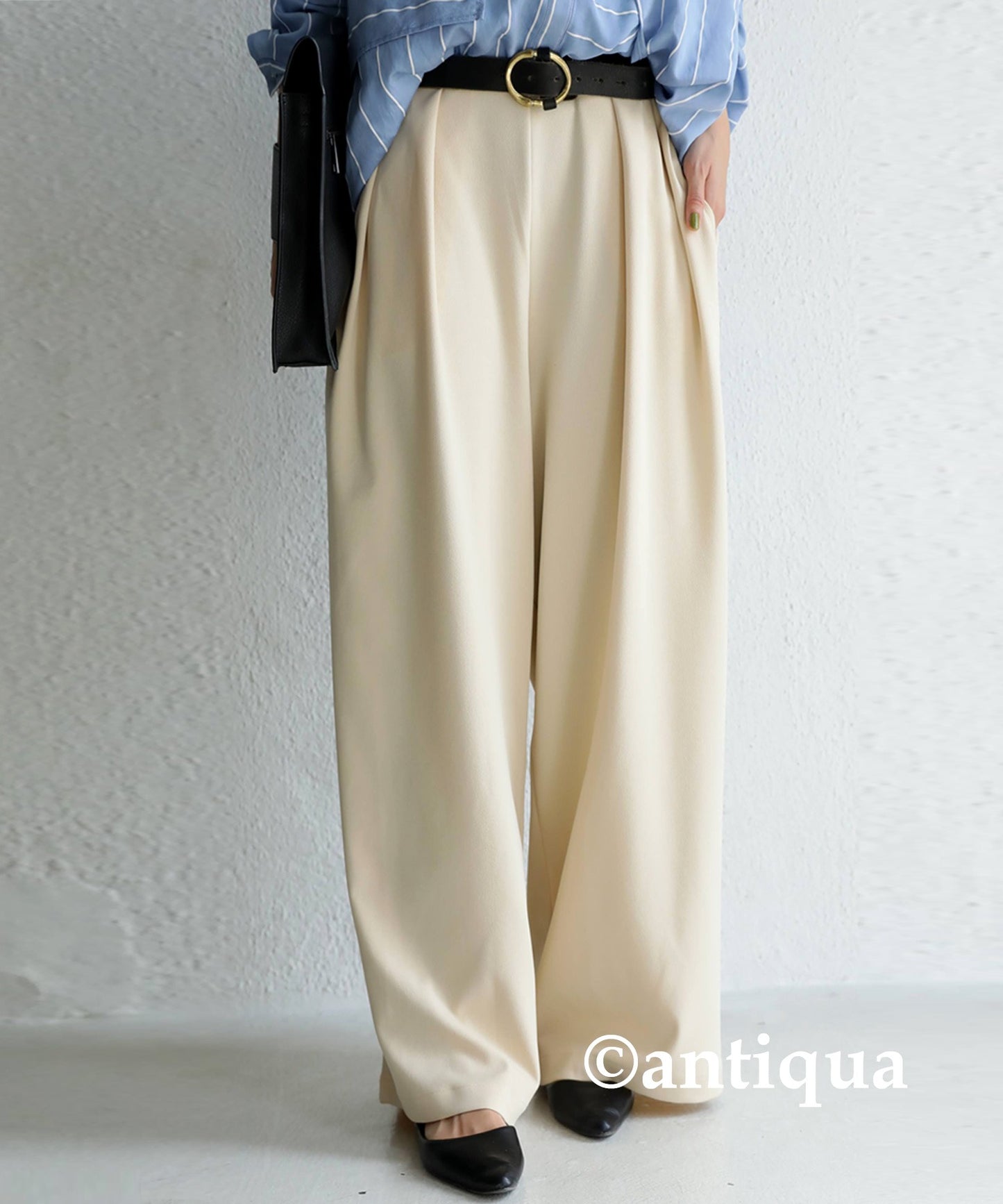 Tuck Wide Ladies Pants Bottoms Wide Pants