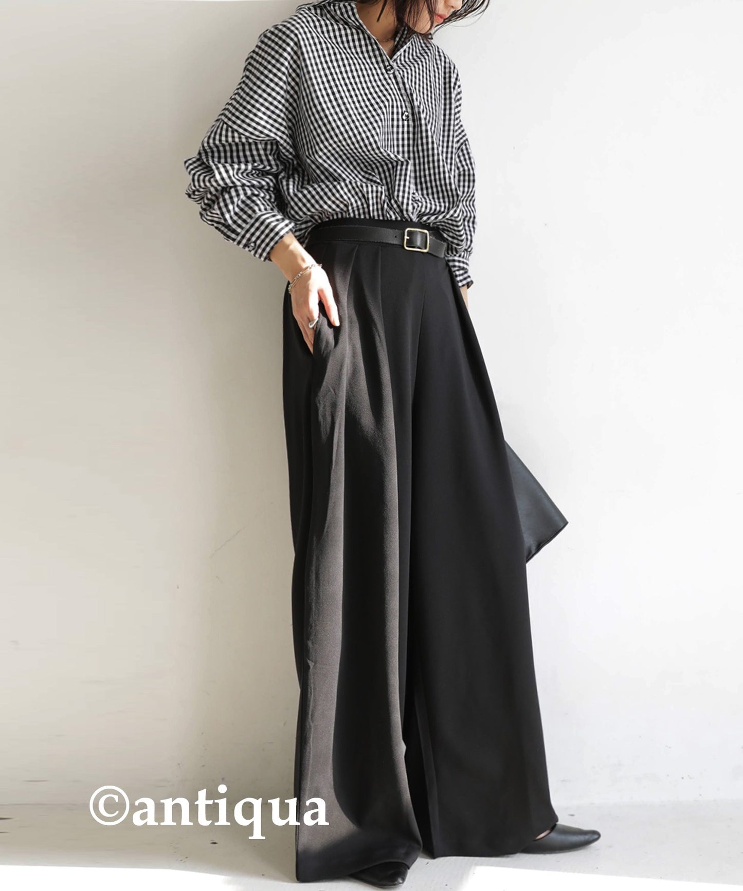 Tuck Wide Ladies Pants Bottoms Wide Pants