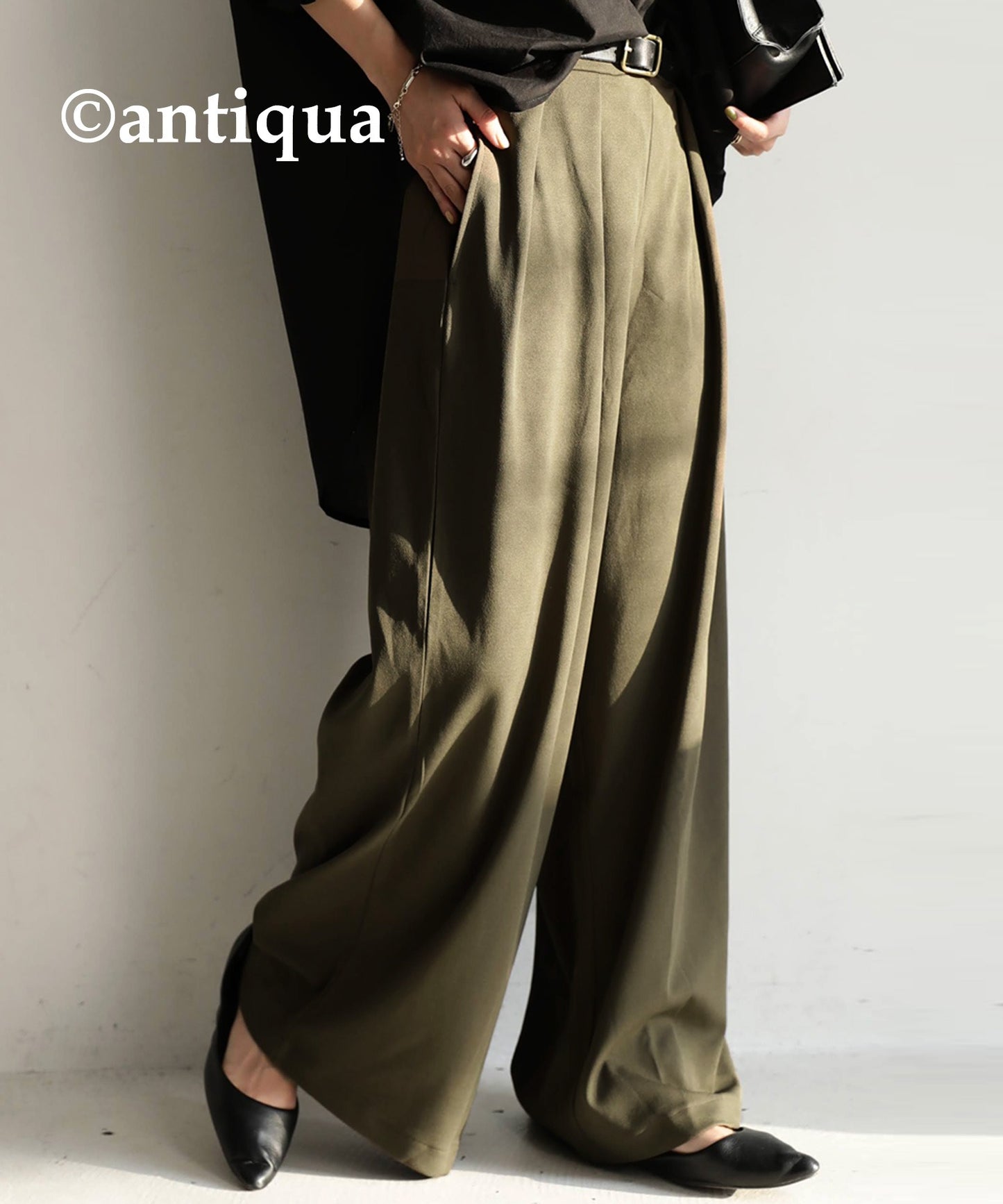 Tuck Wide Ladies Pants Bottoms Wide Pants