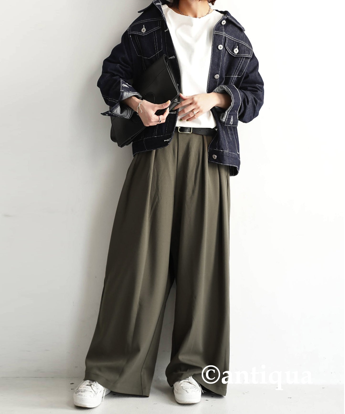 Tuck Wide Ladies Pants Bottoms Wide Pants