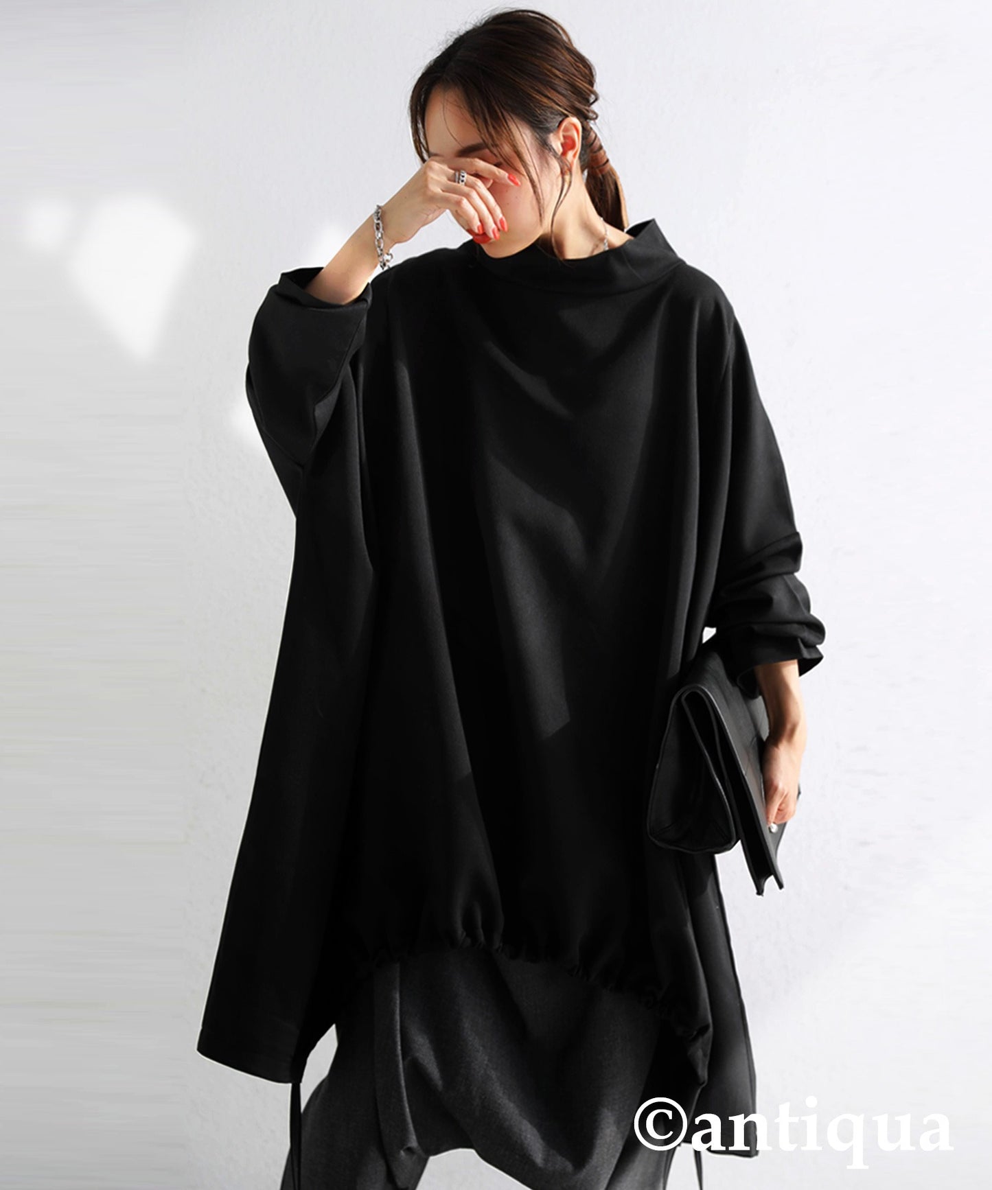 Transformable loose-fitting Ladies pullover