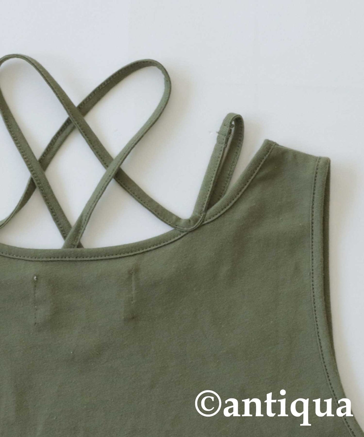 Designed Ladies tank top hideable shoulder straps