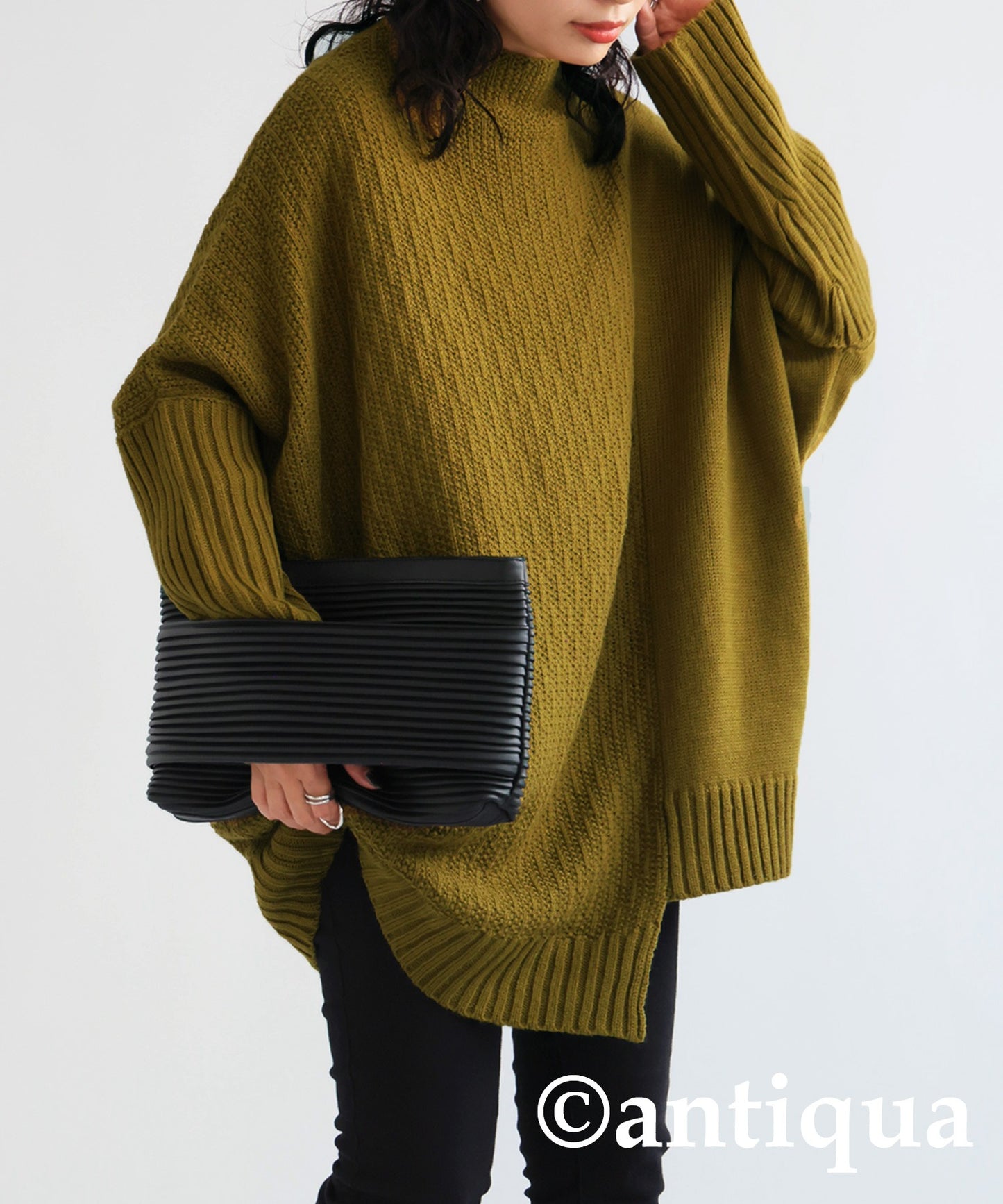 Asymmetric Design Knit Ladies