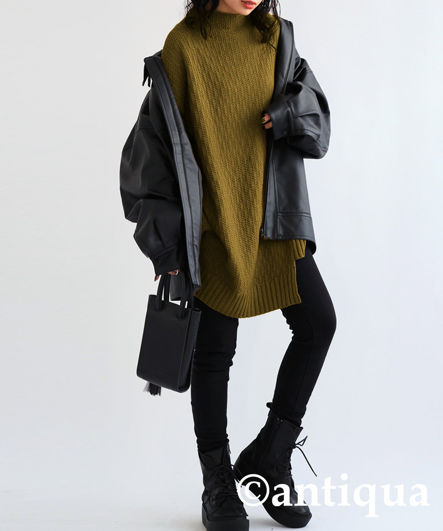 Asymmetric Design Knit Ladies