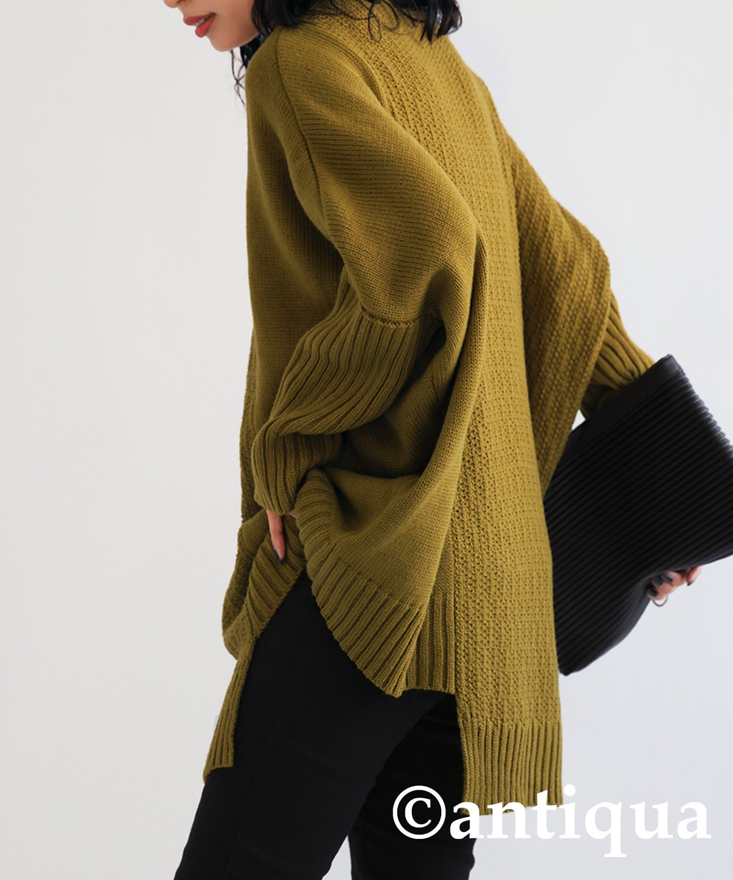 Asymmetric Design Knit Ladies