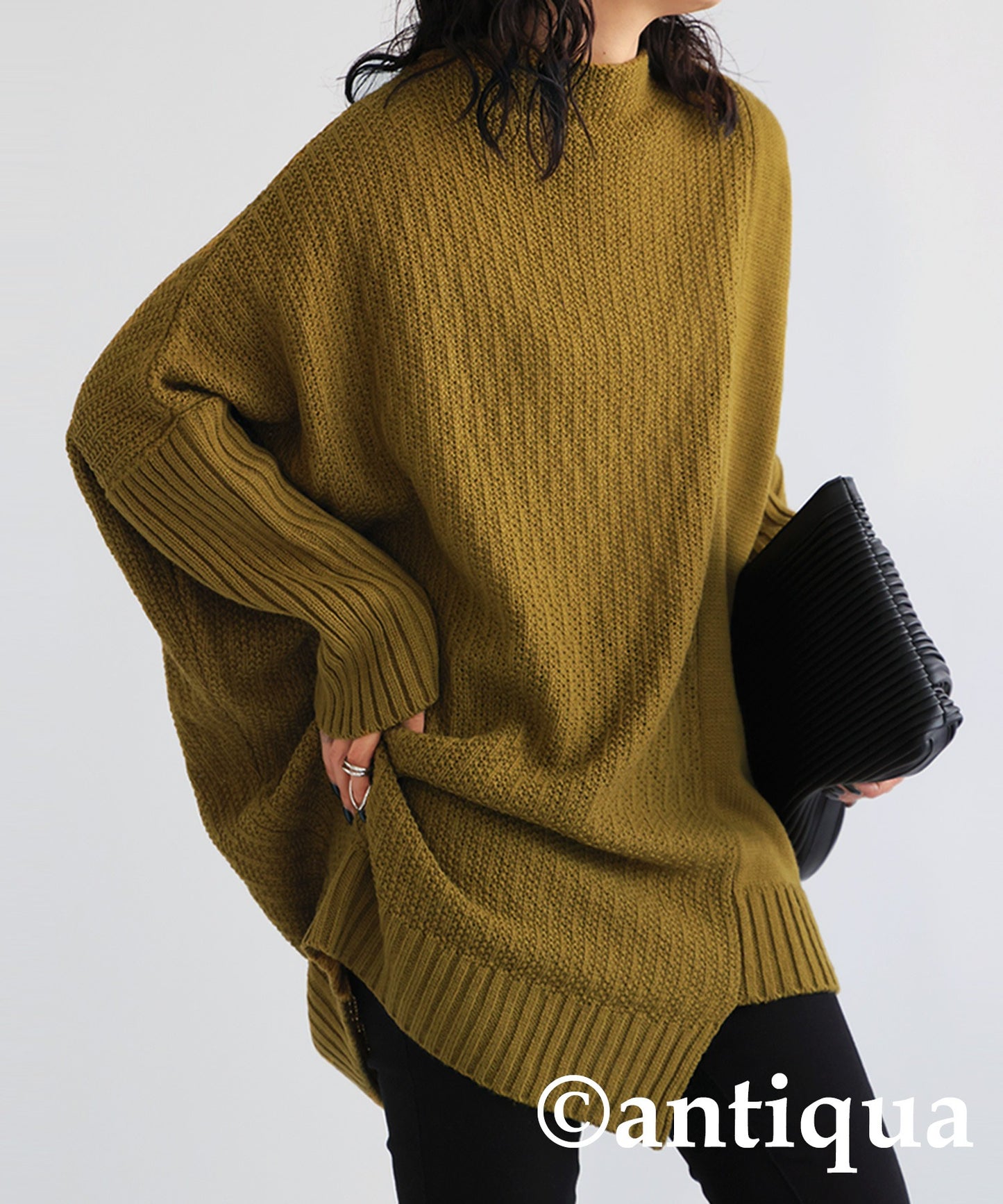 Asymmetric Design Knit Ladies