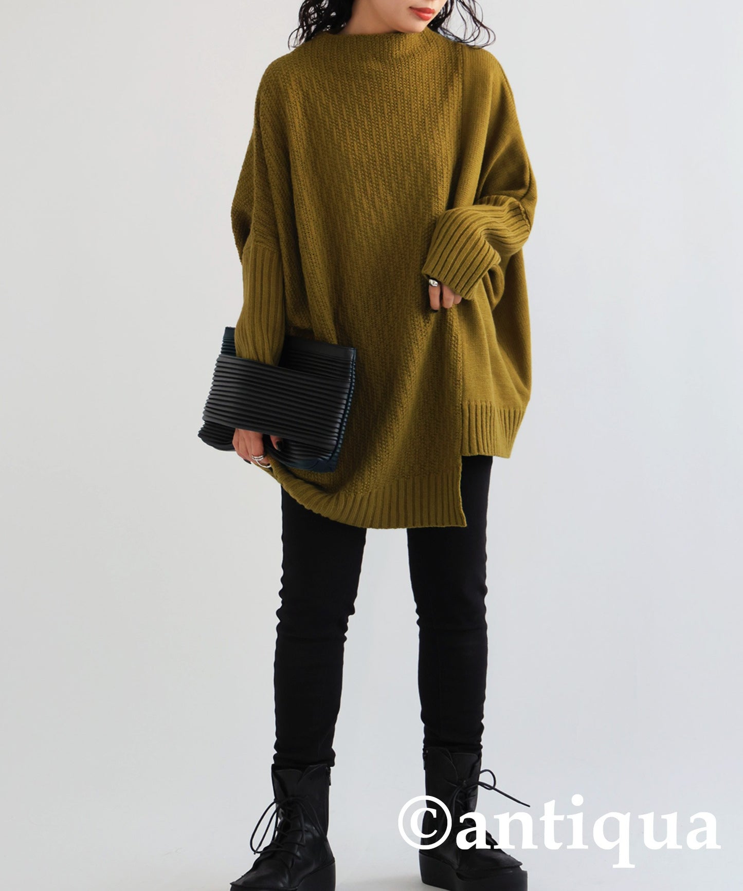 Asymmetric Design Knit Ladies