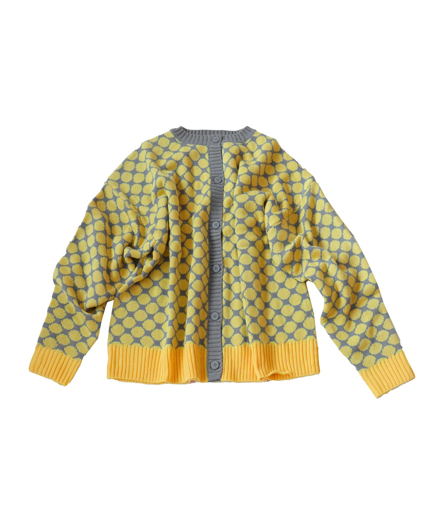 Retro Dot Cardigan Ladies