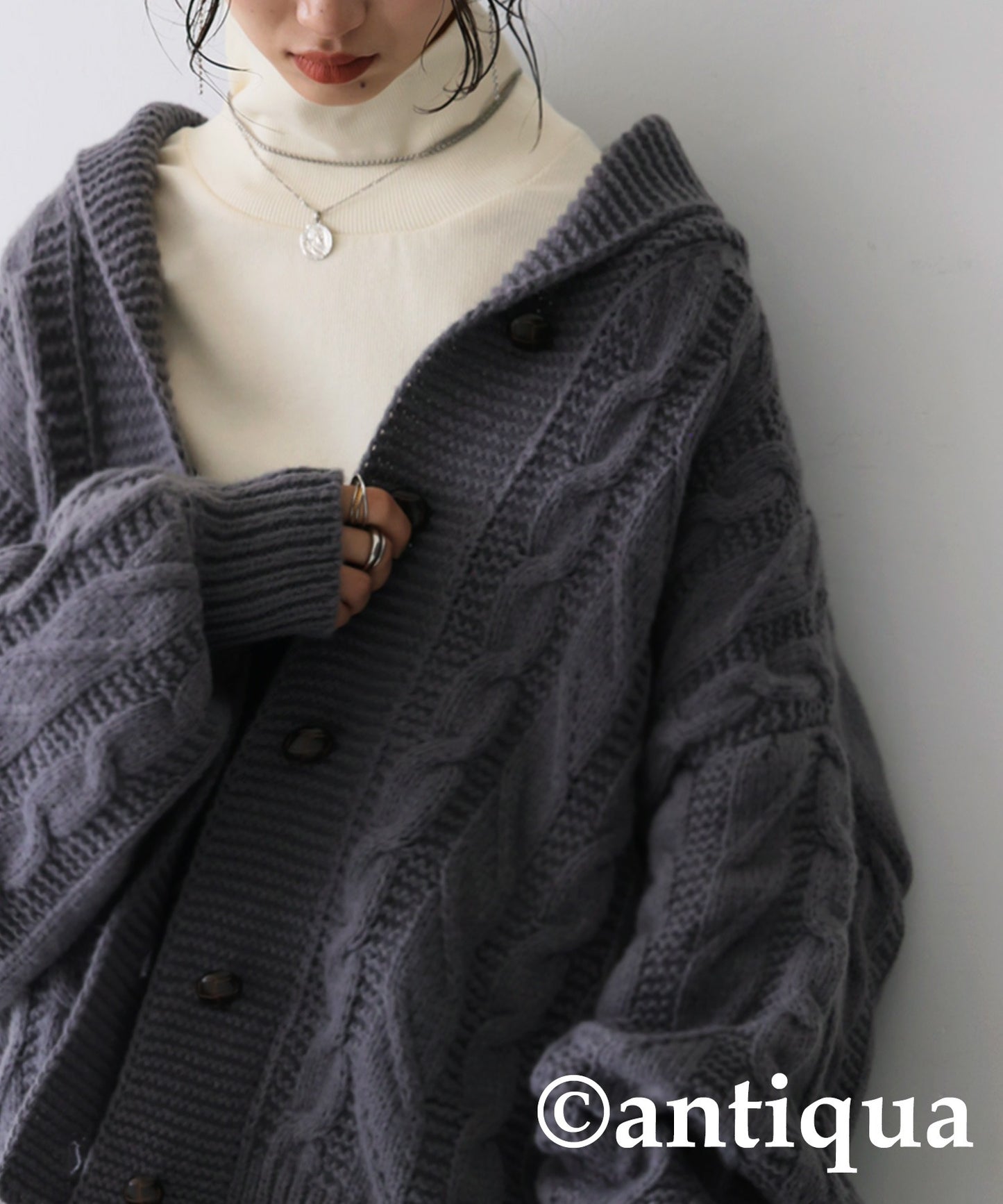 Cable cardigan Ladies