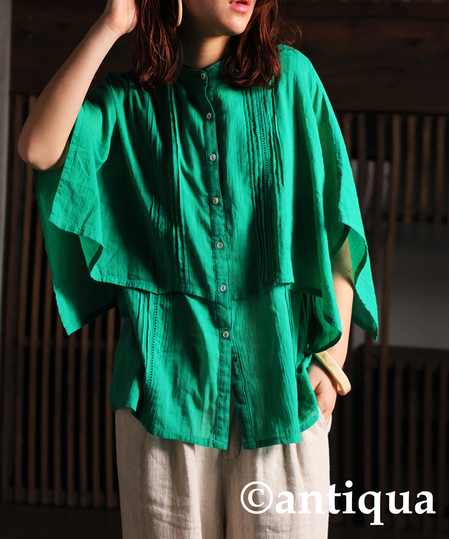 Indian Cotton Sheer Shirt Ladies