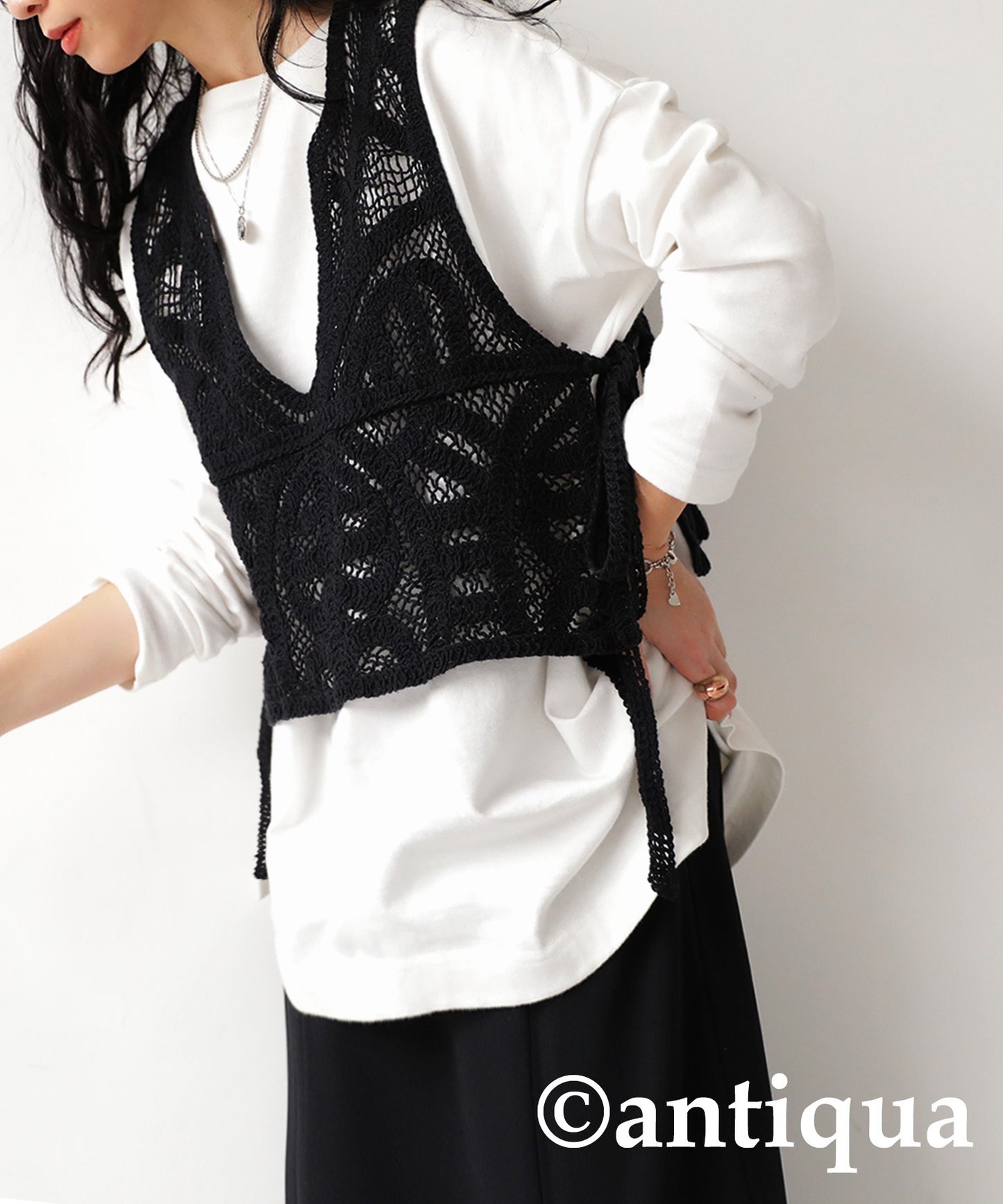 Crochenit Vest Ladies Tops Cotton 100%