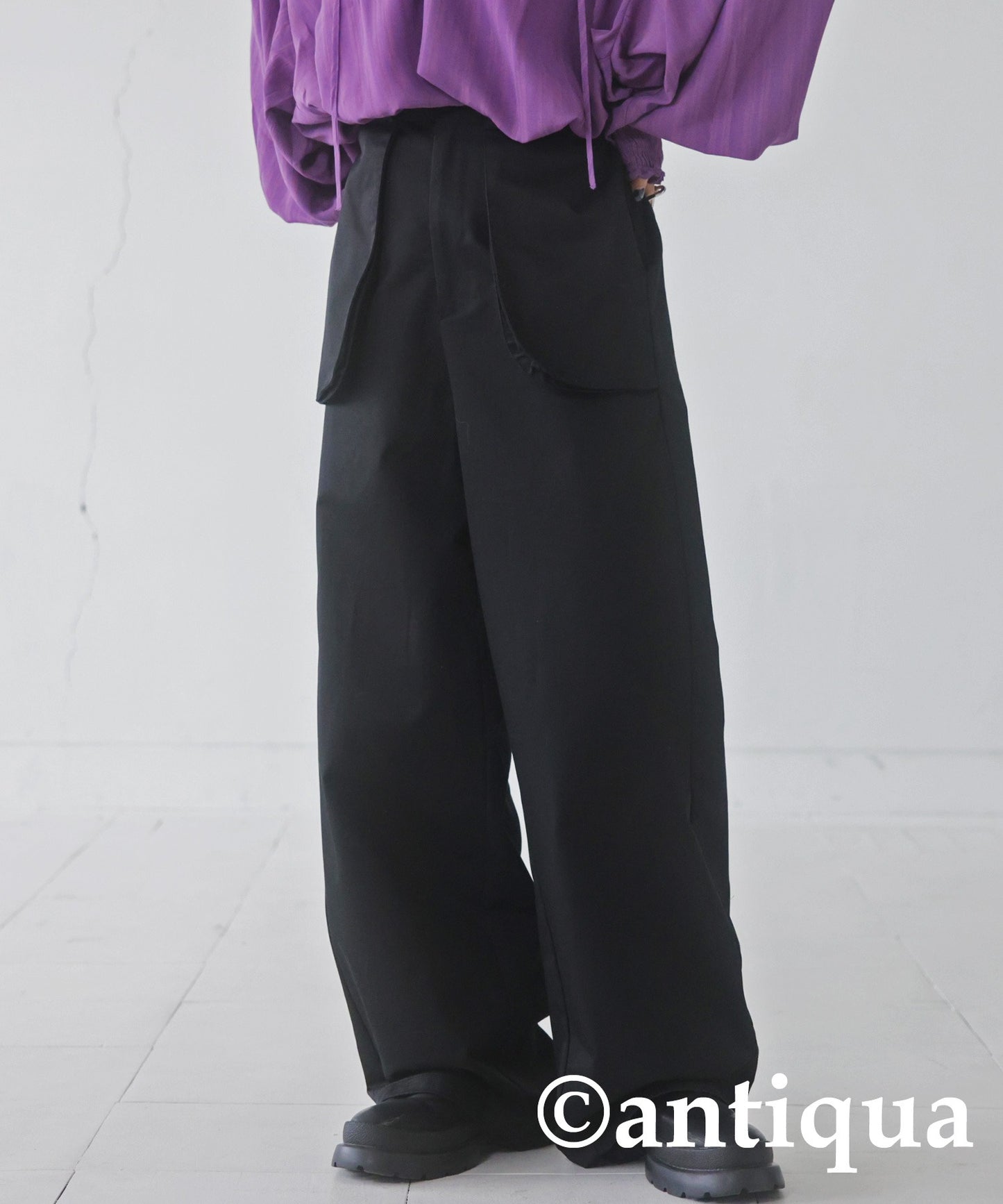 Big Pocket Wide Pants Ladies