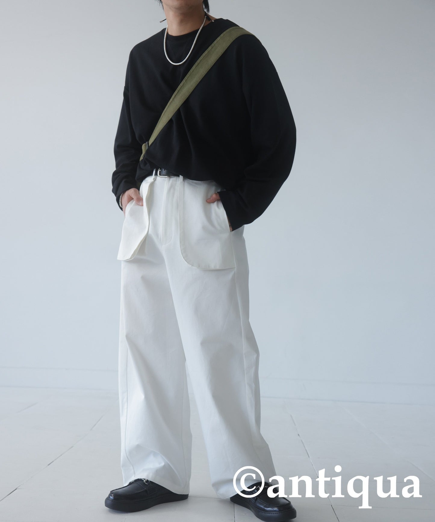 Big Pocket Wide Pants Ladies