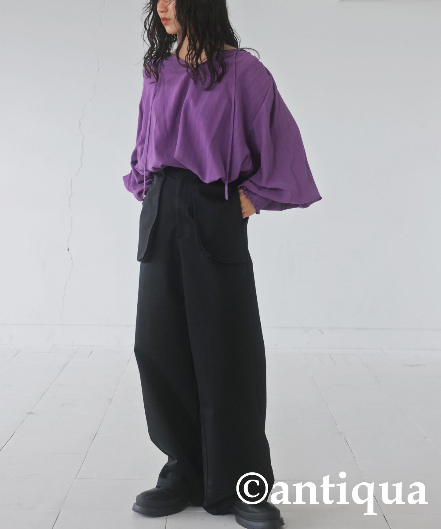 Big Pocket Wide Pants Ladies