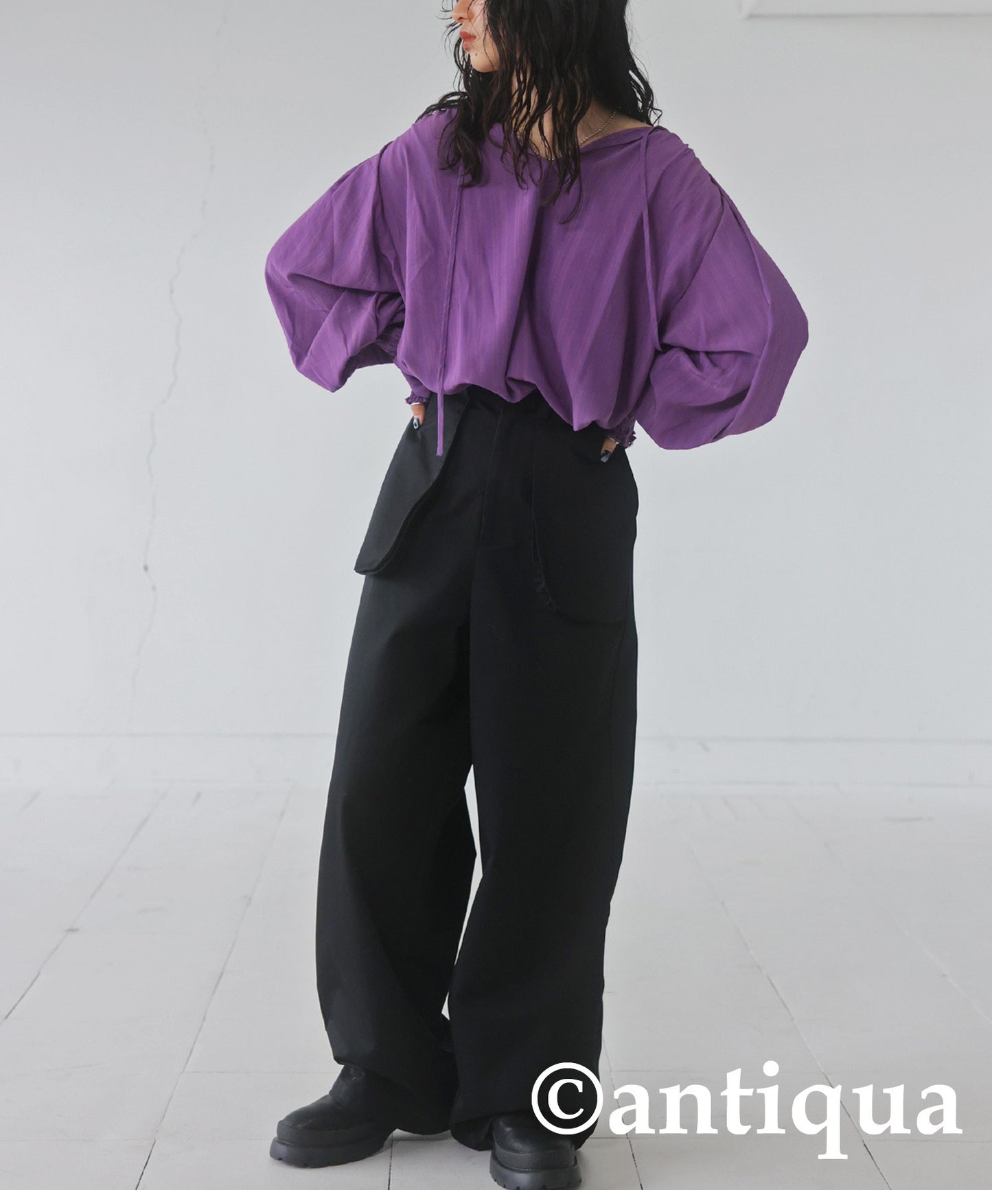 Big Pocket Wide Pants Ladies