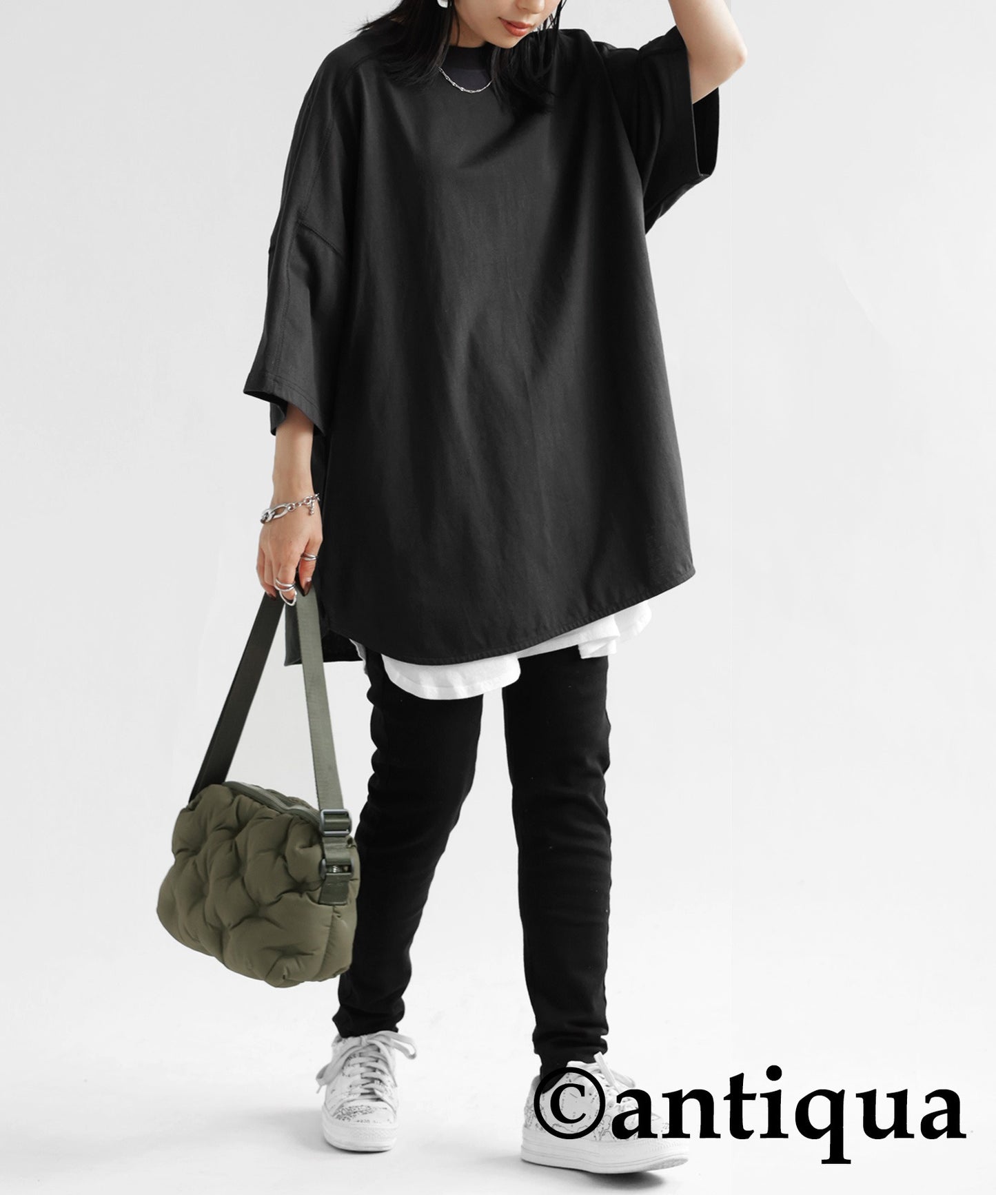 Vintage-Style 100% Cotton T-Shirt Ladies