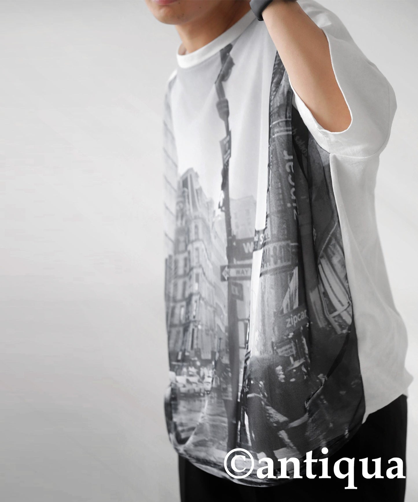Digital Photo Print Dolman T-Shirt Men’s