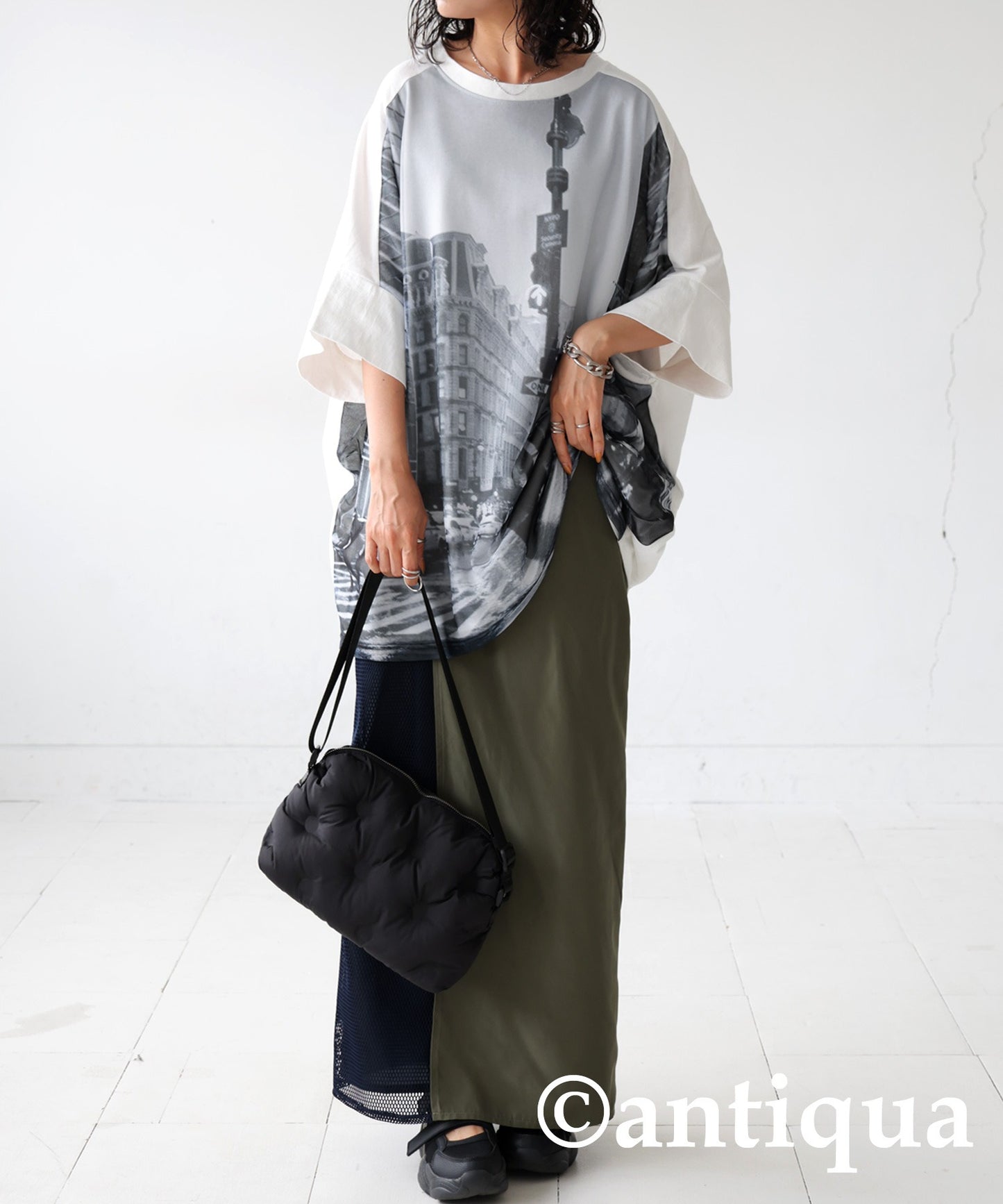 Digital Photo Print Dolman T-Shirt Ladies