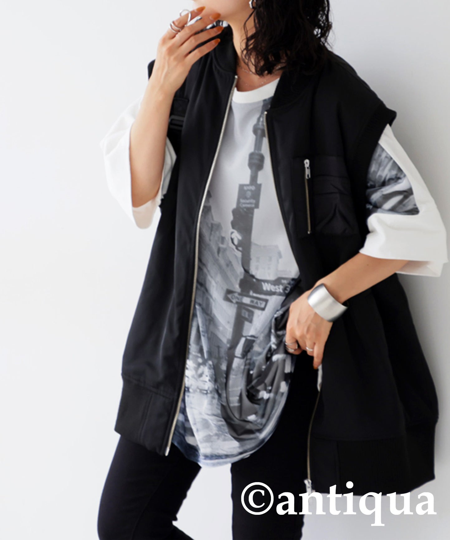 Digital Photo Print Dolman T-Shirt Ladies