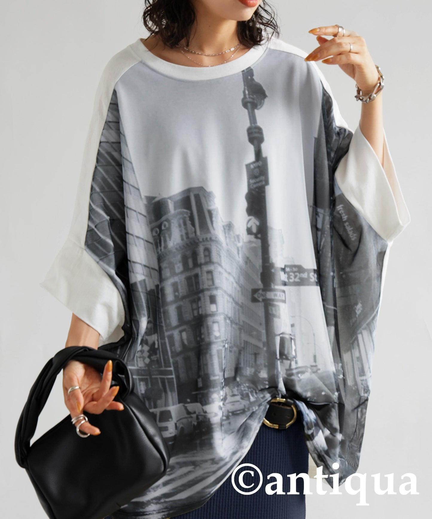 Digital Photo Print Dolman T-Shirt Ladies