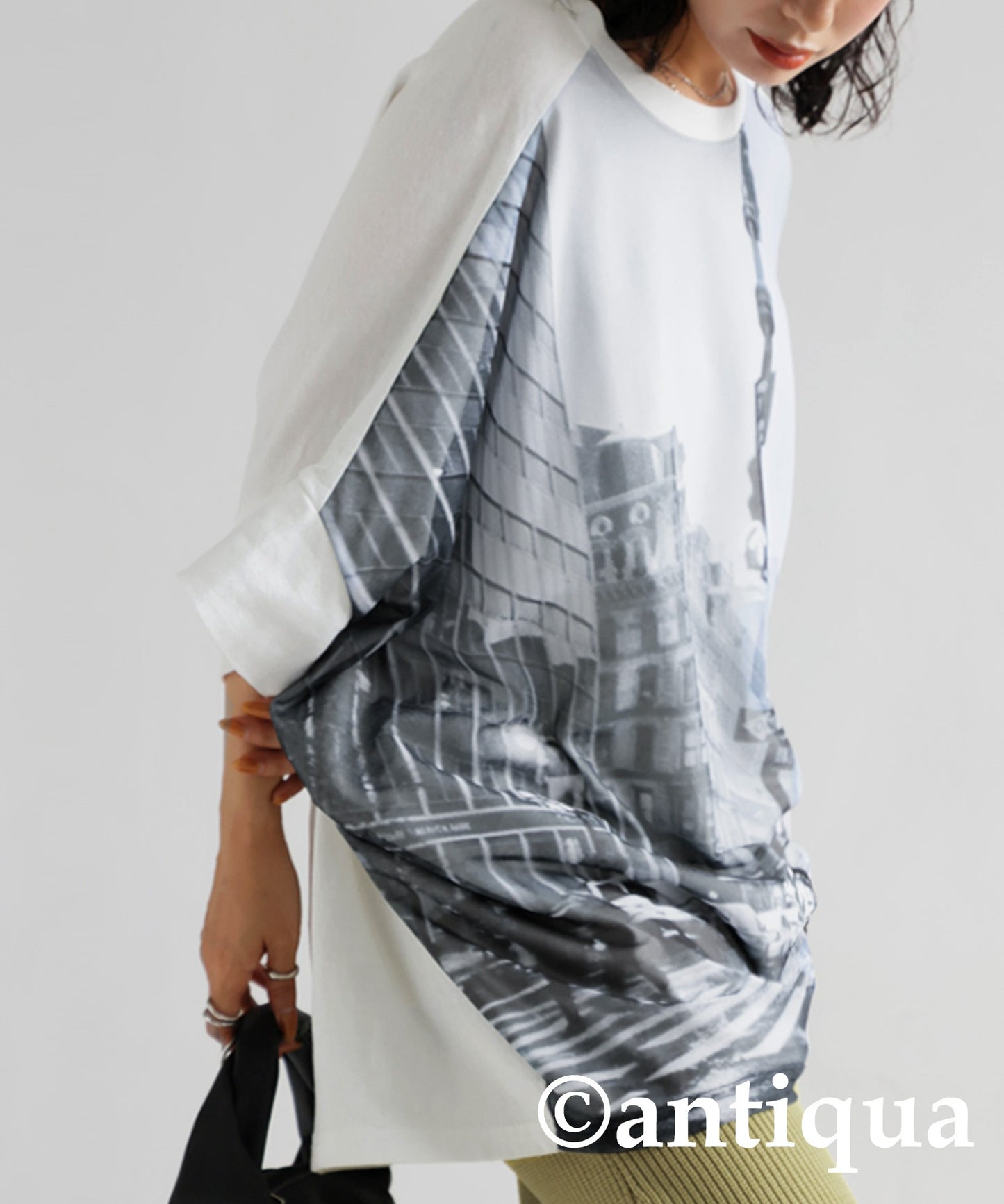 Digital Photo Print Dolman T-Shirt Ladies